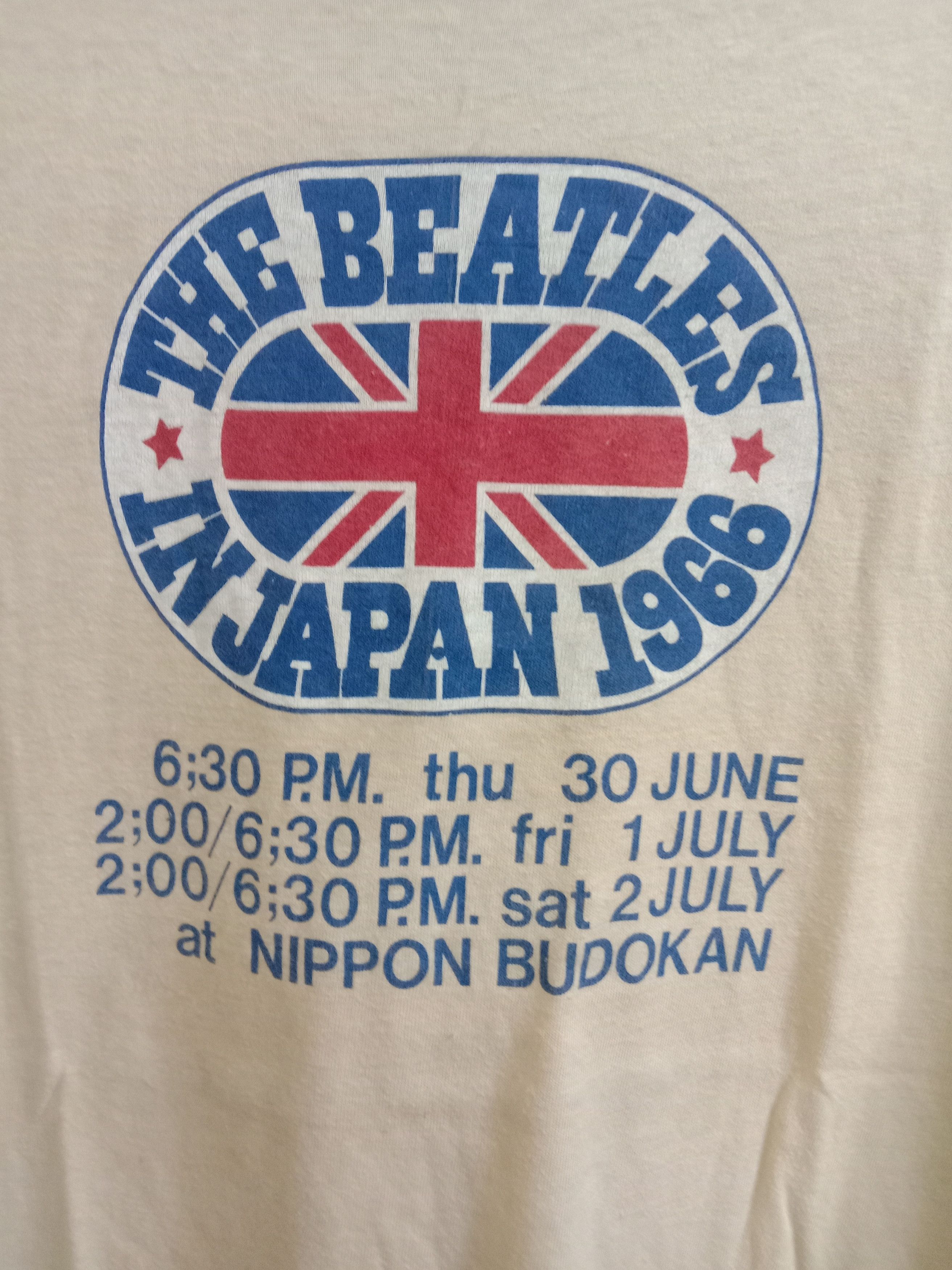 Band Tees VINTAGE THE BEATLES 1966 JAPAN BUDOKAN TOUR T SHIRT 🔥 Size US S / EU 44-46 / 1 - 1 Thumbnail