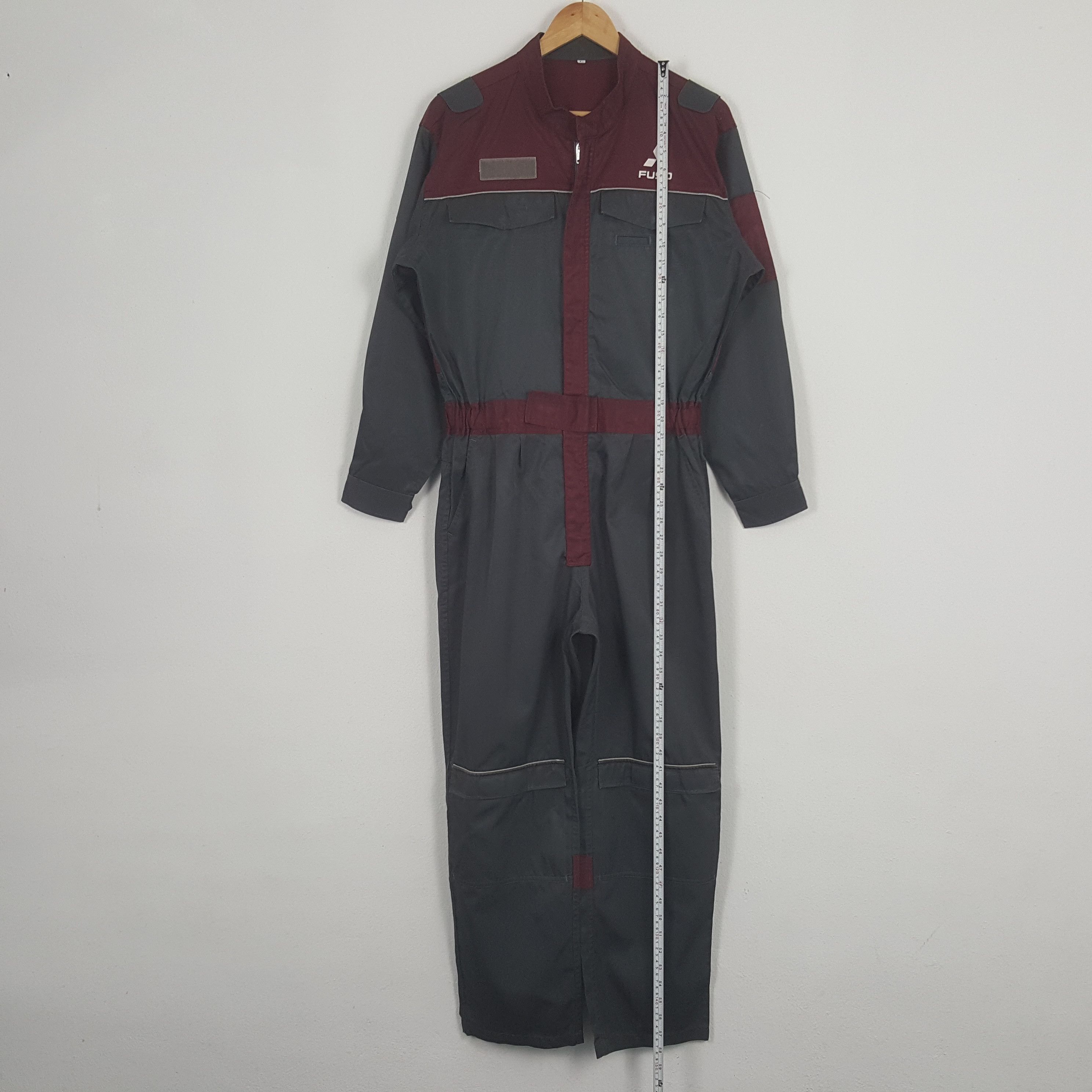 Japanese Brand × Vintage Vintage Mitsubishi Fuso Japanese Motorsport Coverall Jacket Size US M / EU 48-50 / 2 - 6 Thumbnail