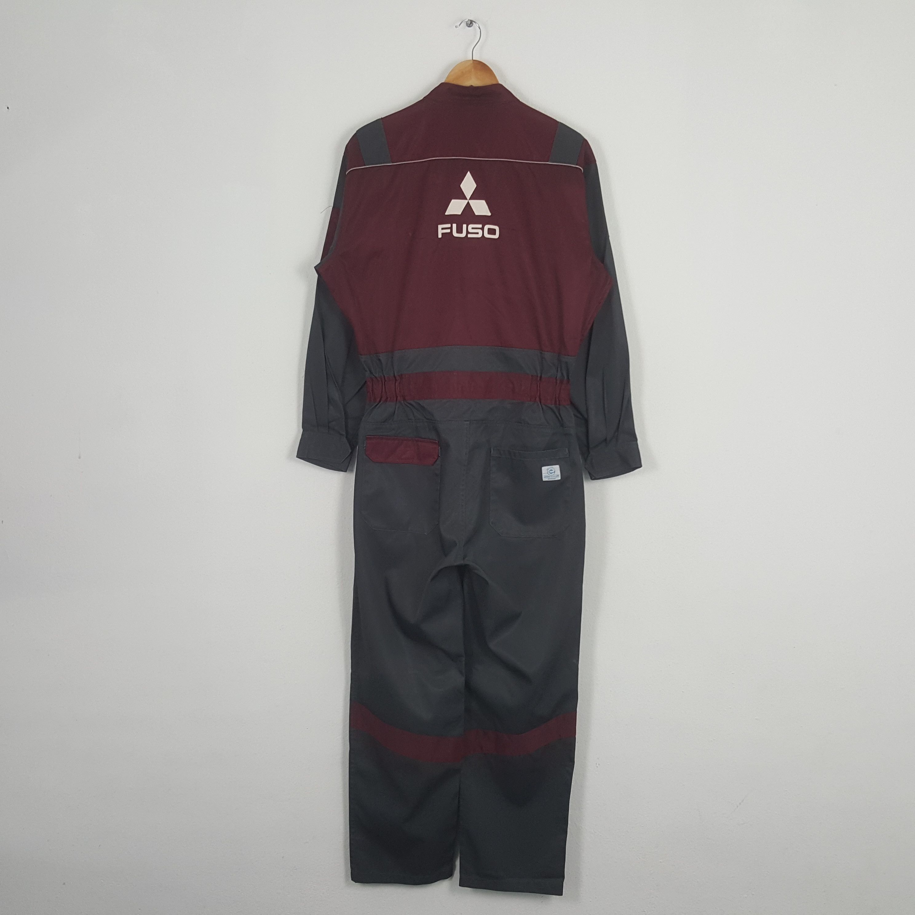 Japanese Brand × Vintage Vintage Mitsubishi Fuso Japanese Motorsport Coverall Jacket Size US M / EU 48-50 / 2 - 1 Thumbnail