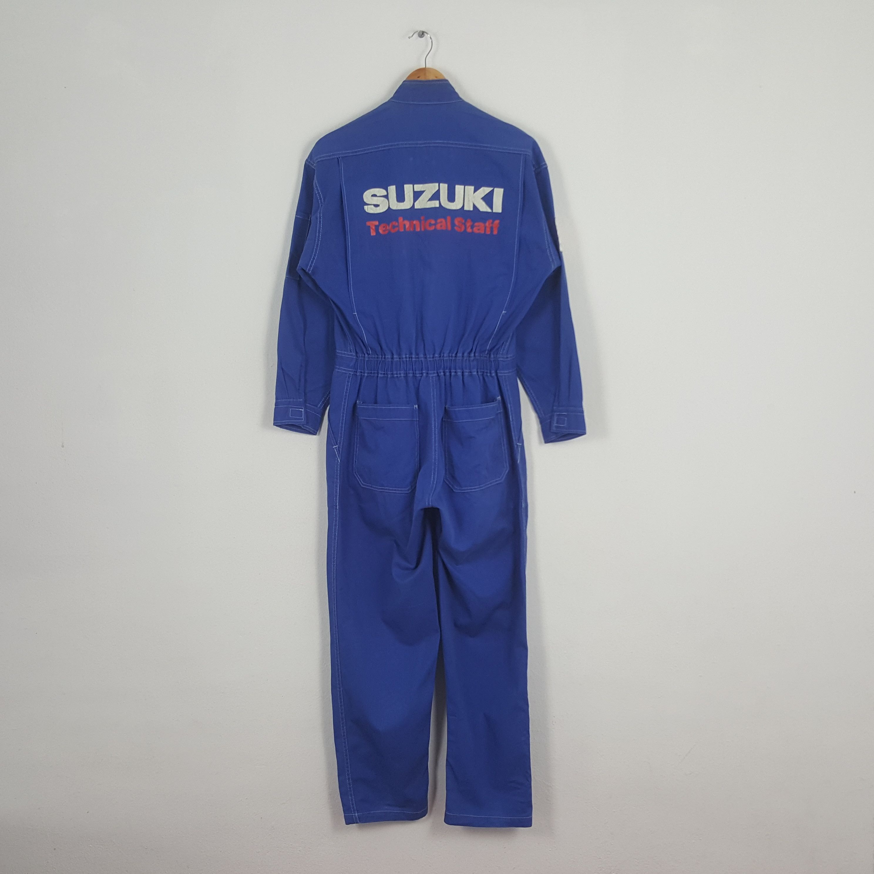 Japanese Brand Vintage Suzuki Technical Staff Motorsport Coverall Jacket Size US M / EU 48-50 / 2 - 1 Thumbnail