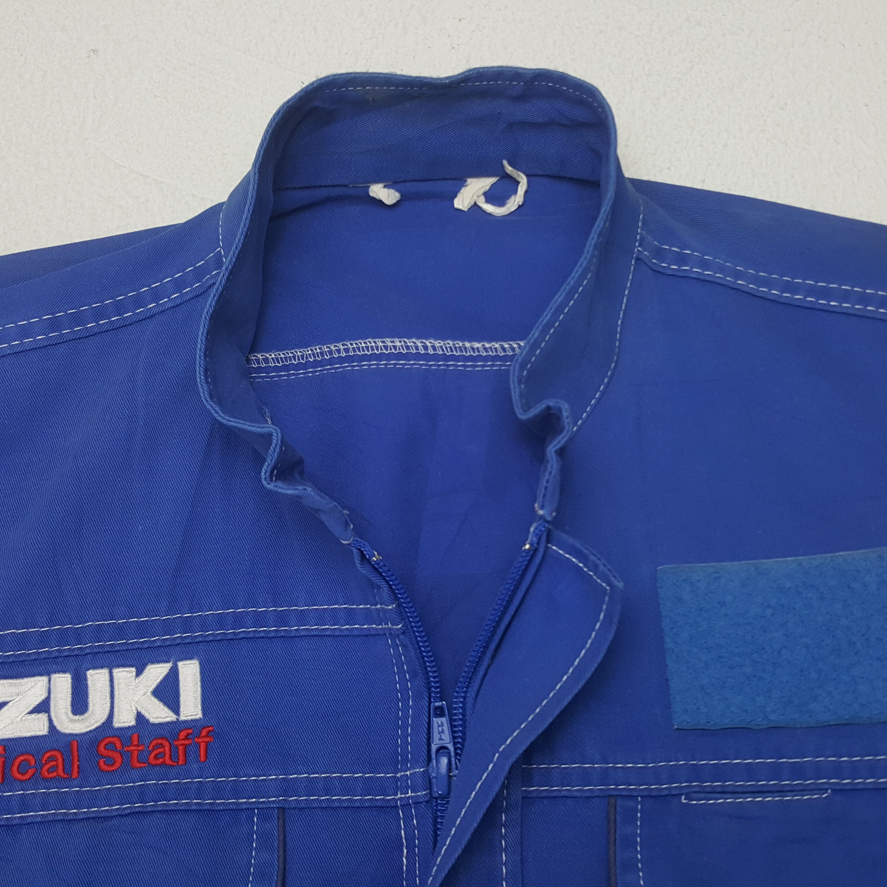 Japanese Brand Vintage Suzuki Technical Staff Motorsport Coverall Jacket Size US M / EU 48-50 / 2 - 9 Thumbnail