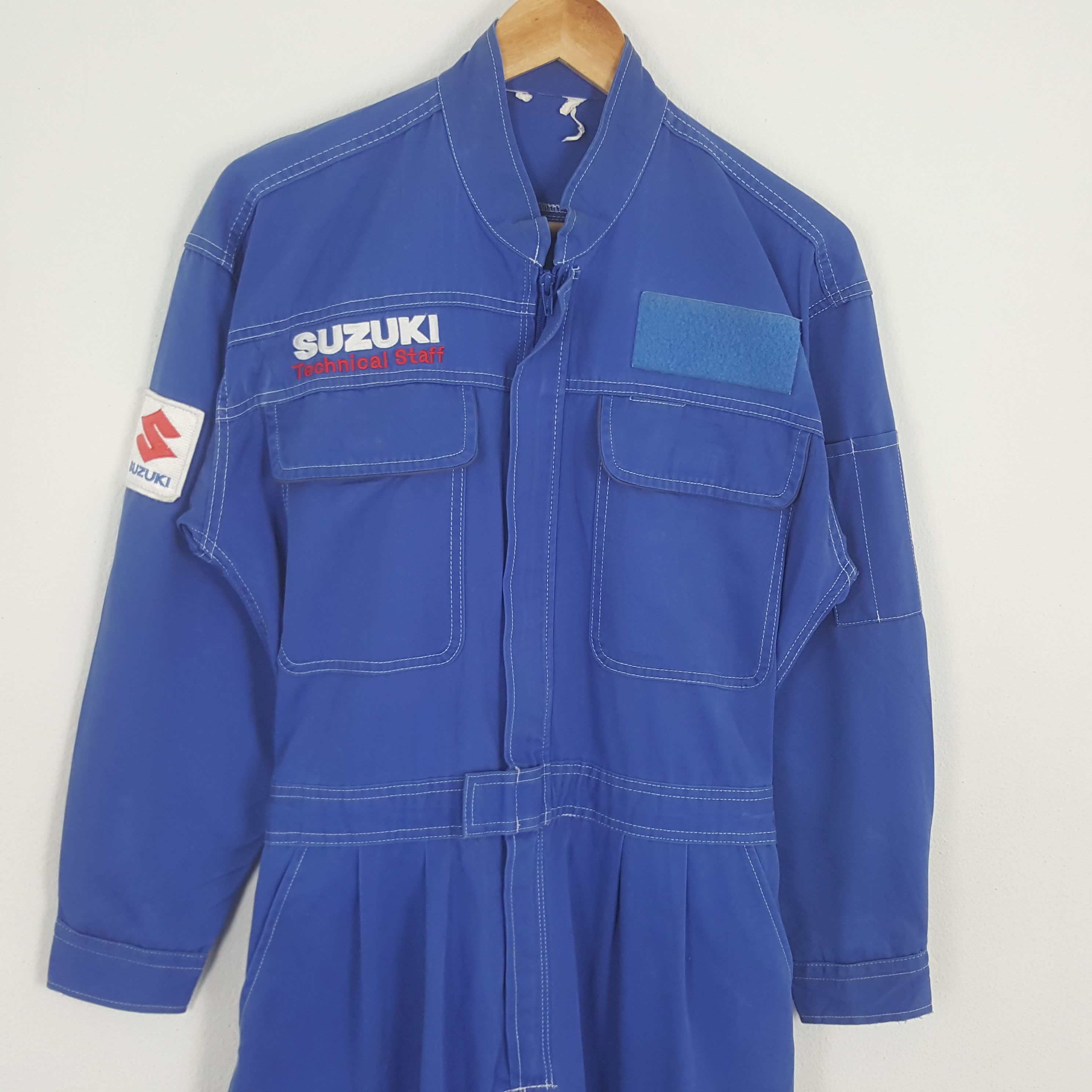 Japanese Brand Vintage Suzuki Technical Staff Motorsport Coverall Jacket Size US M / EU 48-50 / 2 - 5 Thumbnail