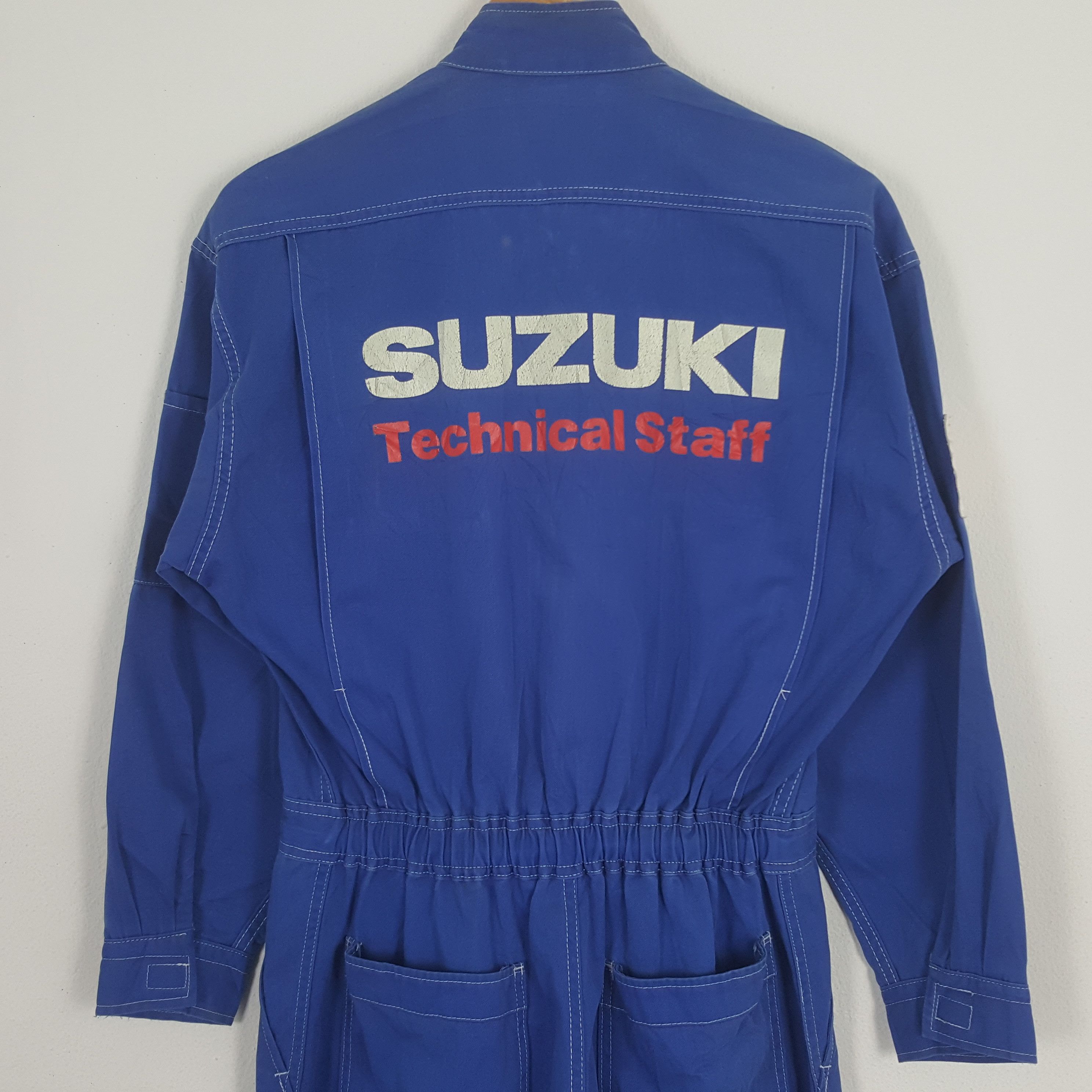 Japanese Brand Vintage Suzuki Technical Staff Motorsport Coverall Jacket Size US M / EU 48-50 / 2 - 2 Thumbnail