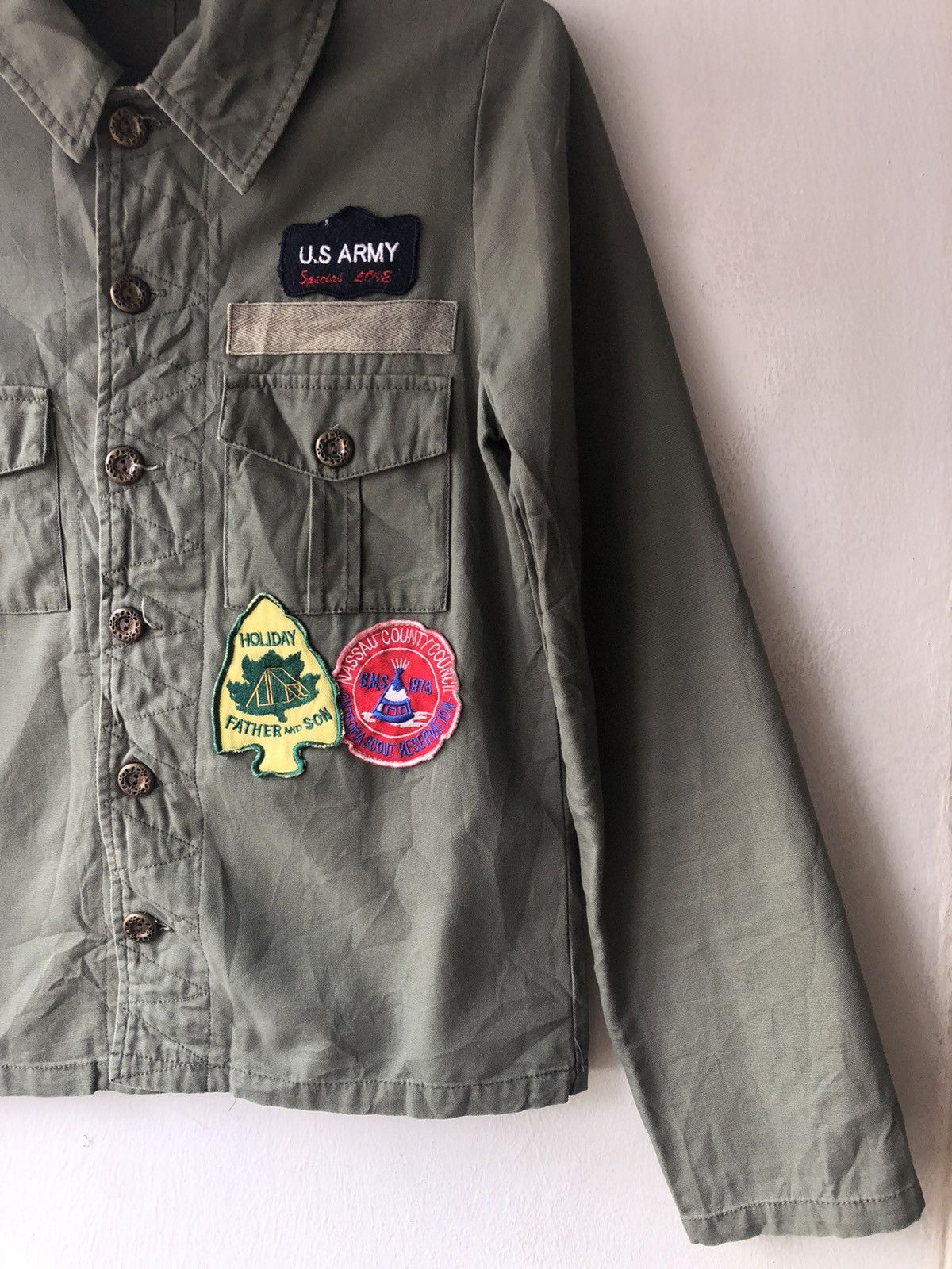 Beams Plus × Japanese Brand Vintage Beams Heart Army Style Jacket Size US XS / EU 42 / 0 - 3 Thumbnail
