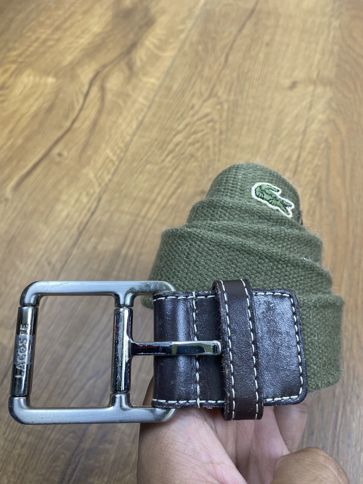 Lacoste Vintage Lacoste Buckle Belt Size ONE SIZE - 1 Thumbnail