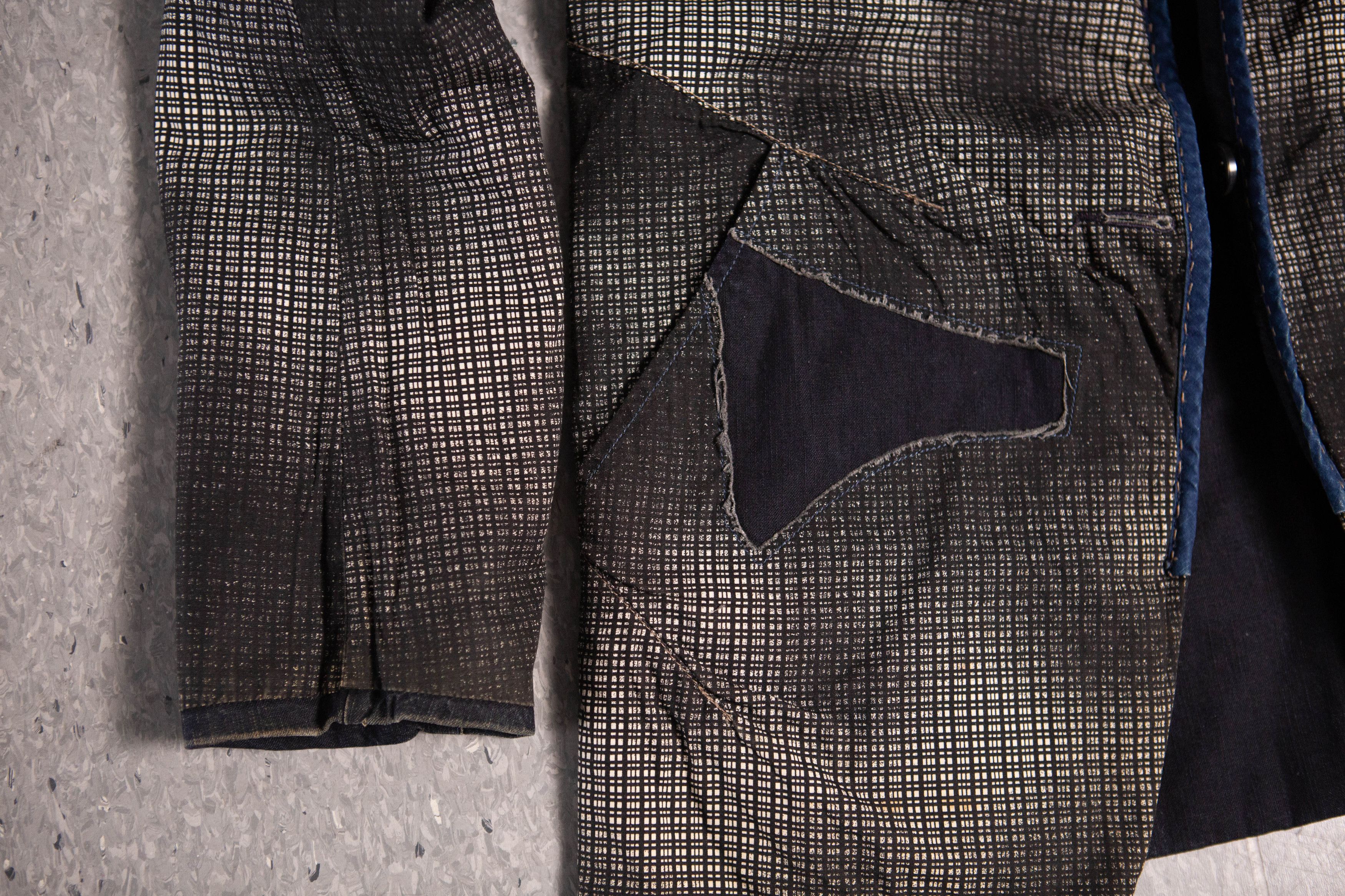 Marithe + Francois Girbaud Marithe Francois Girbaud Denim Padding Reversible 2B Jacket Size US L / EU 52-54 / 3 - 7 Thumbnail