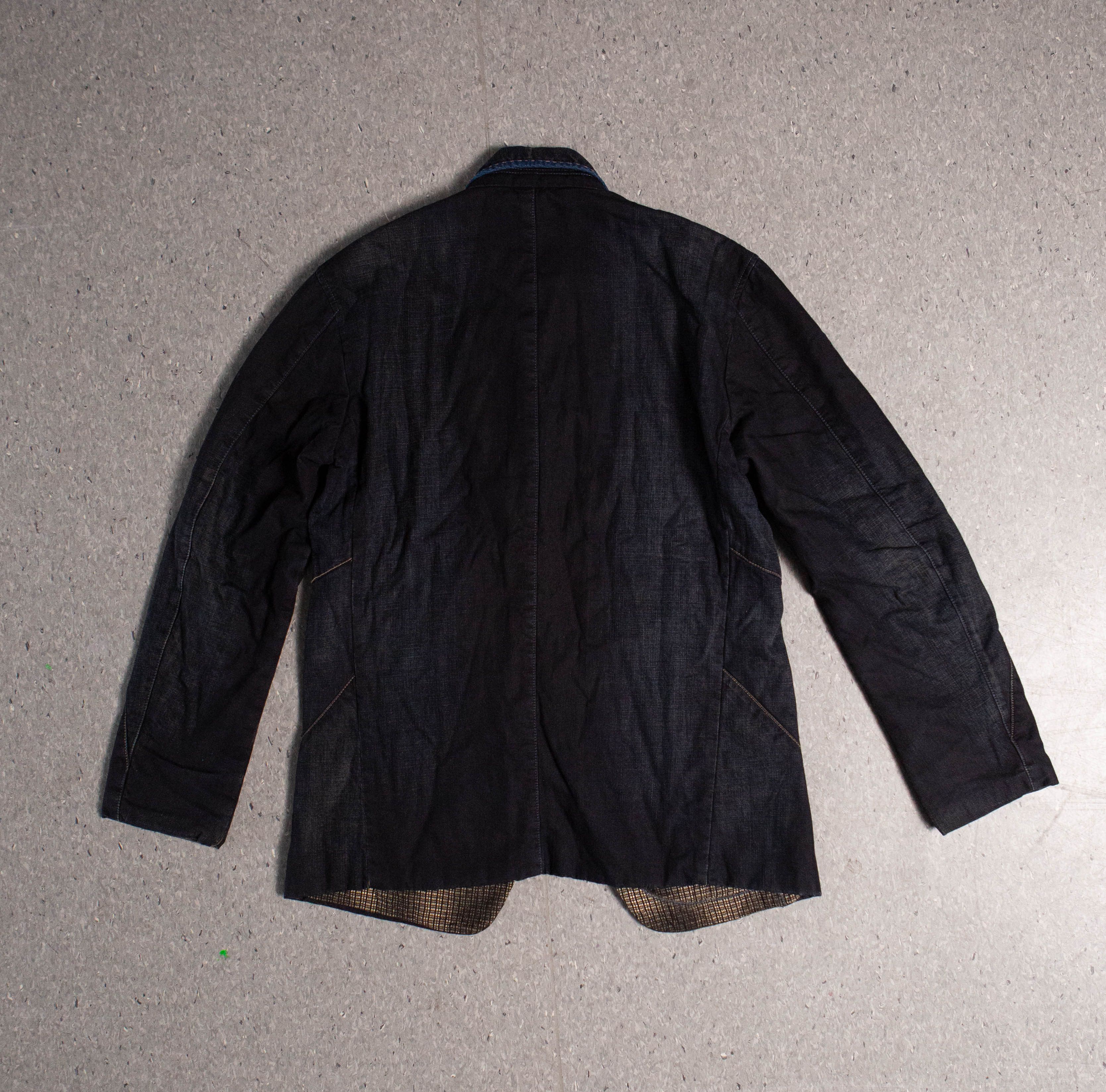 Marithe + Francois Girbaud Marithe Francois Girbaud Denim Padding Reversible 2B Jacket Size US L / EU 52-54 / 3 - 2 Thumbnail