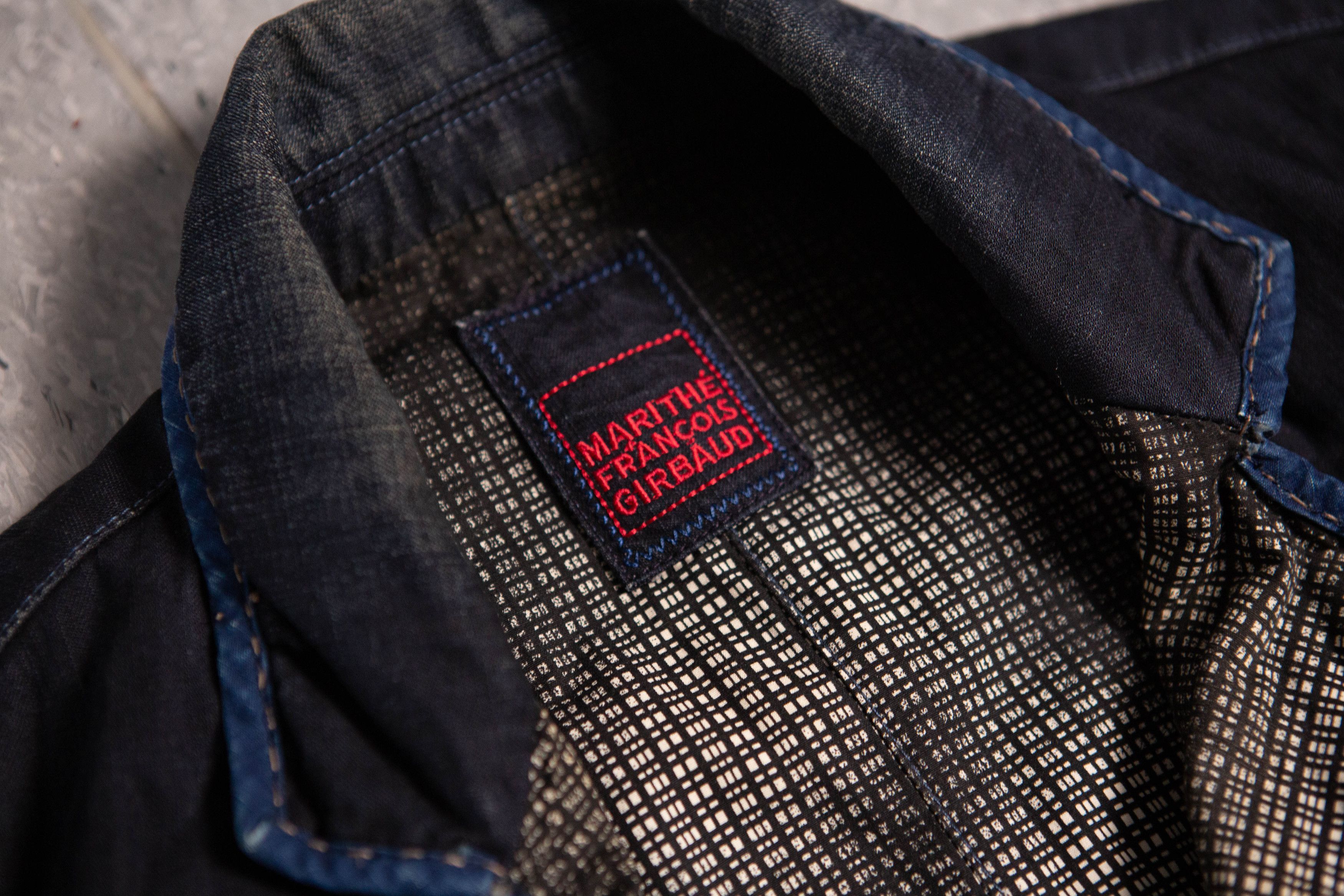 Marithe + Francois Girbaud Marithe Francois Girbaud Denim Padding Reversible 2B Jacket Size US L / EU 52-54 / 3 - 5 Thumbnail