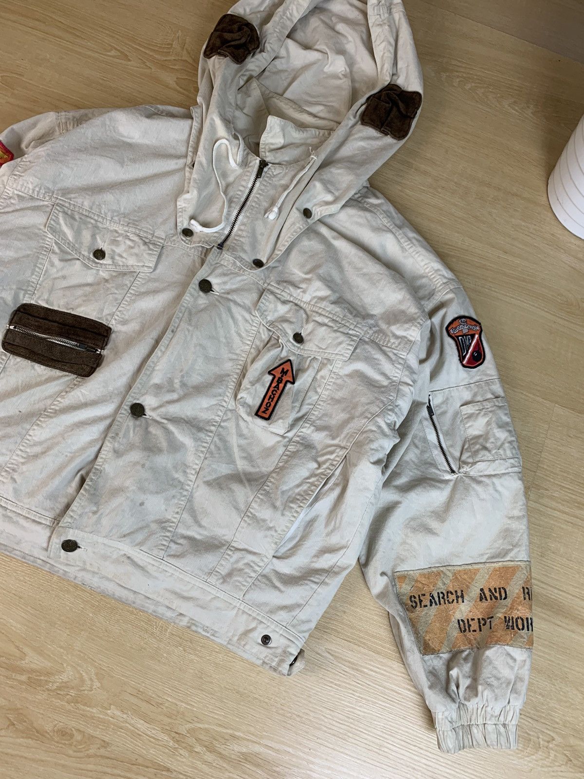 Vintage VINTAGE DW DIESEE DEPT WORK PATCHES JACKET Size US L / EU 52-54 / 3 - 4 Thumbnail