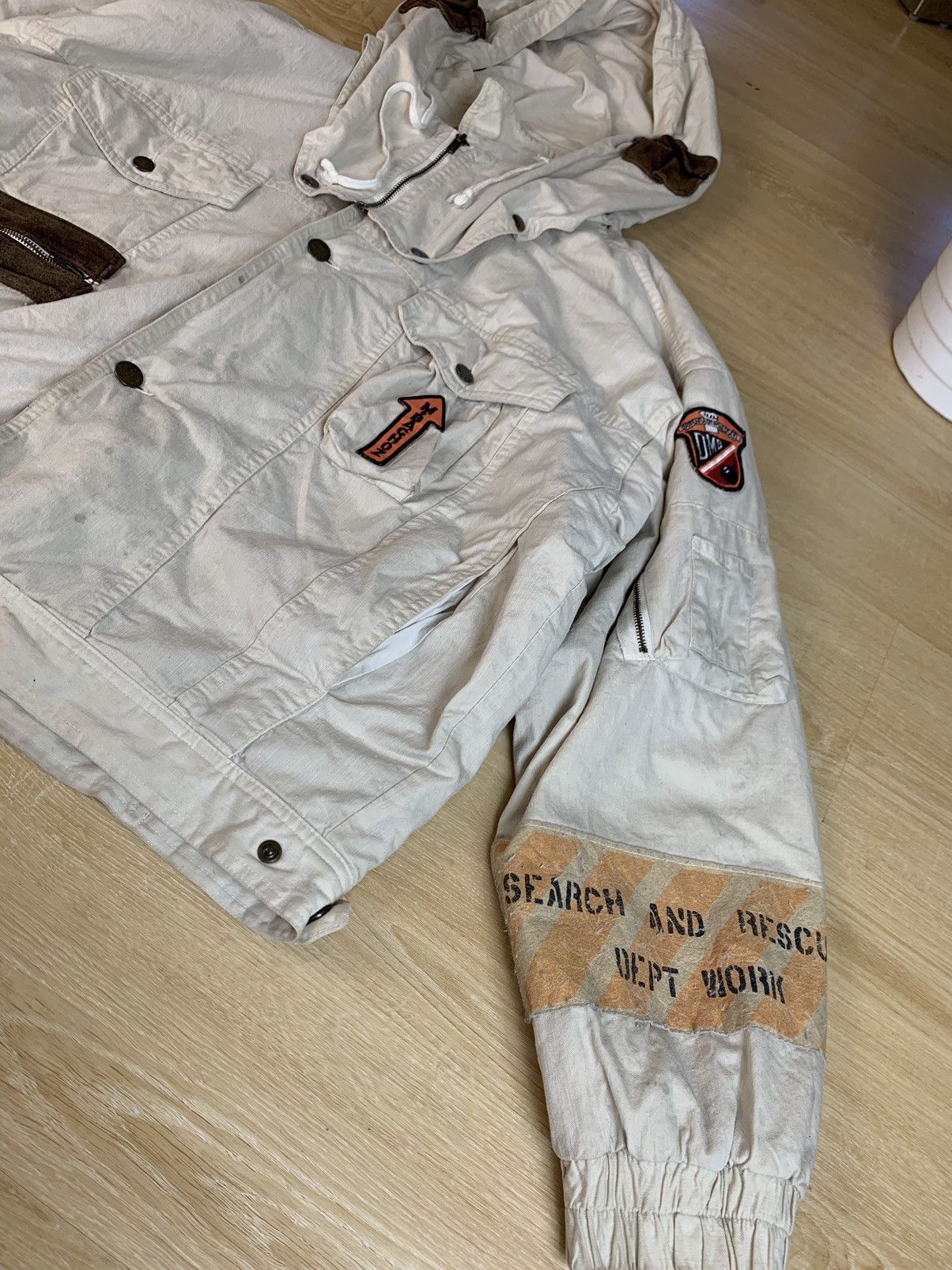 Vintage VINTAGE DW DIESEE DEPT WORK PATCHES JACKET Size US L / EU 52-54 / 3 - 9 Thumbnail