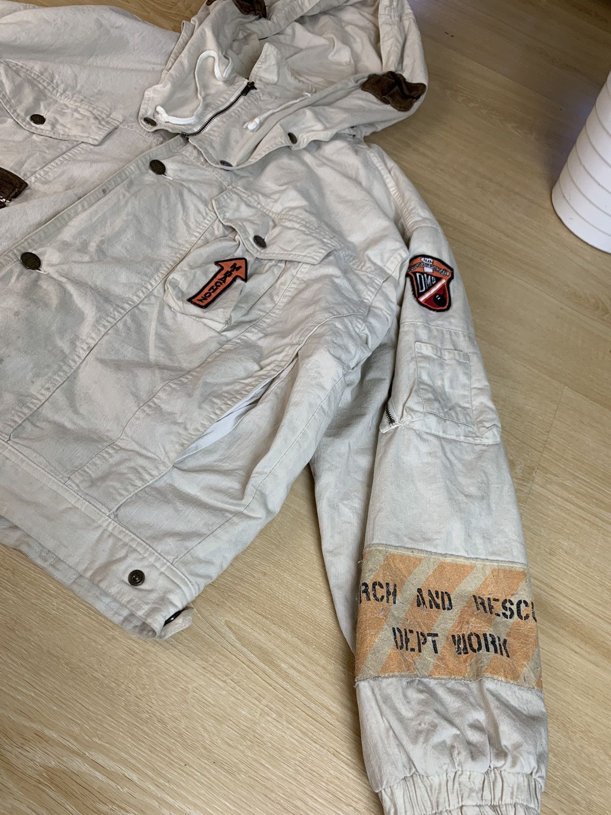 Vintage VINTAGE DW DIESEE DEPT WORK PATCHES JACKET Size US L / EU 52-54 / 3 - 8 Thumbnail