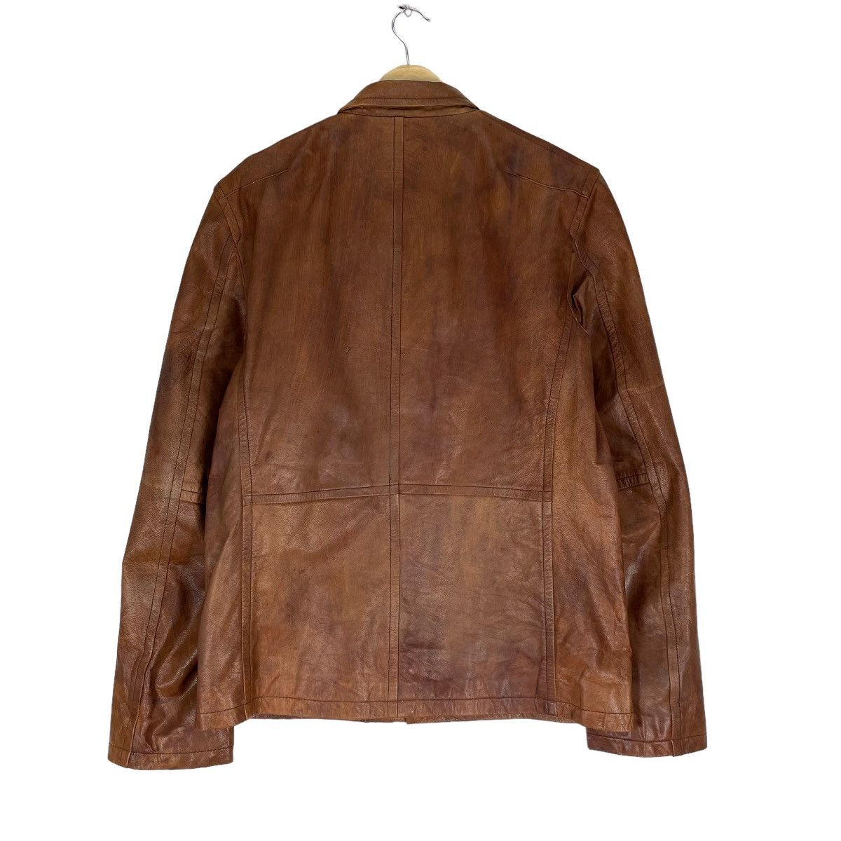 20471120 🌟291295 HOMME GOAT SKIN LEATHER JACKET Size US L / EU 52-54 / 3 - 8 Thumbnail