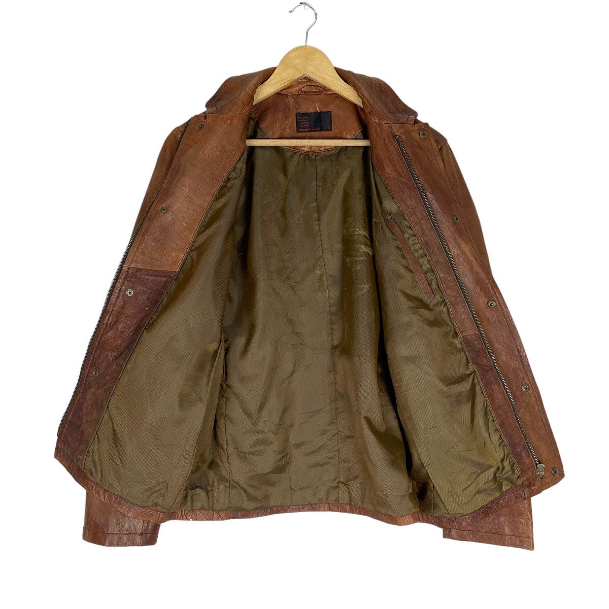 20471120 🌟291295 HOMME GOAT SKIN LEATHER JACKET Size US L / EU 52-54 / 3 - 7 Thumbnail