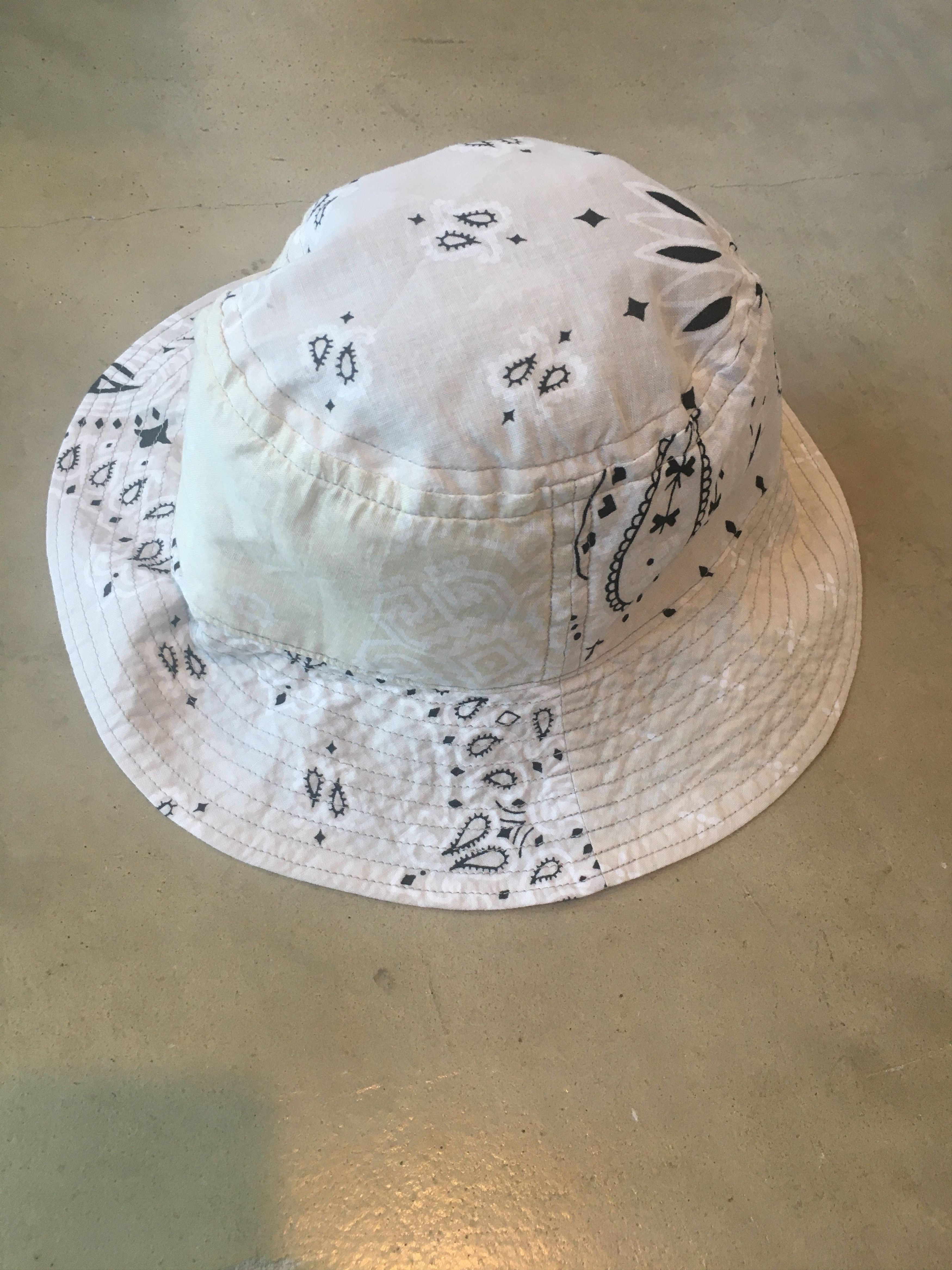 Kapital Kapital Bandana patchwork pt bucket HAT WT Size ONE SIZE - 3 Thumbnail