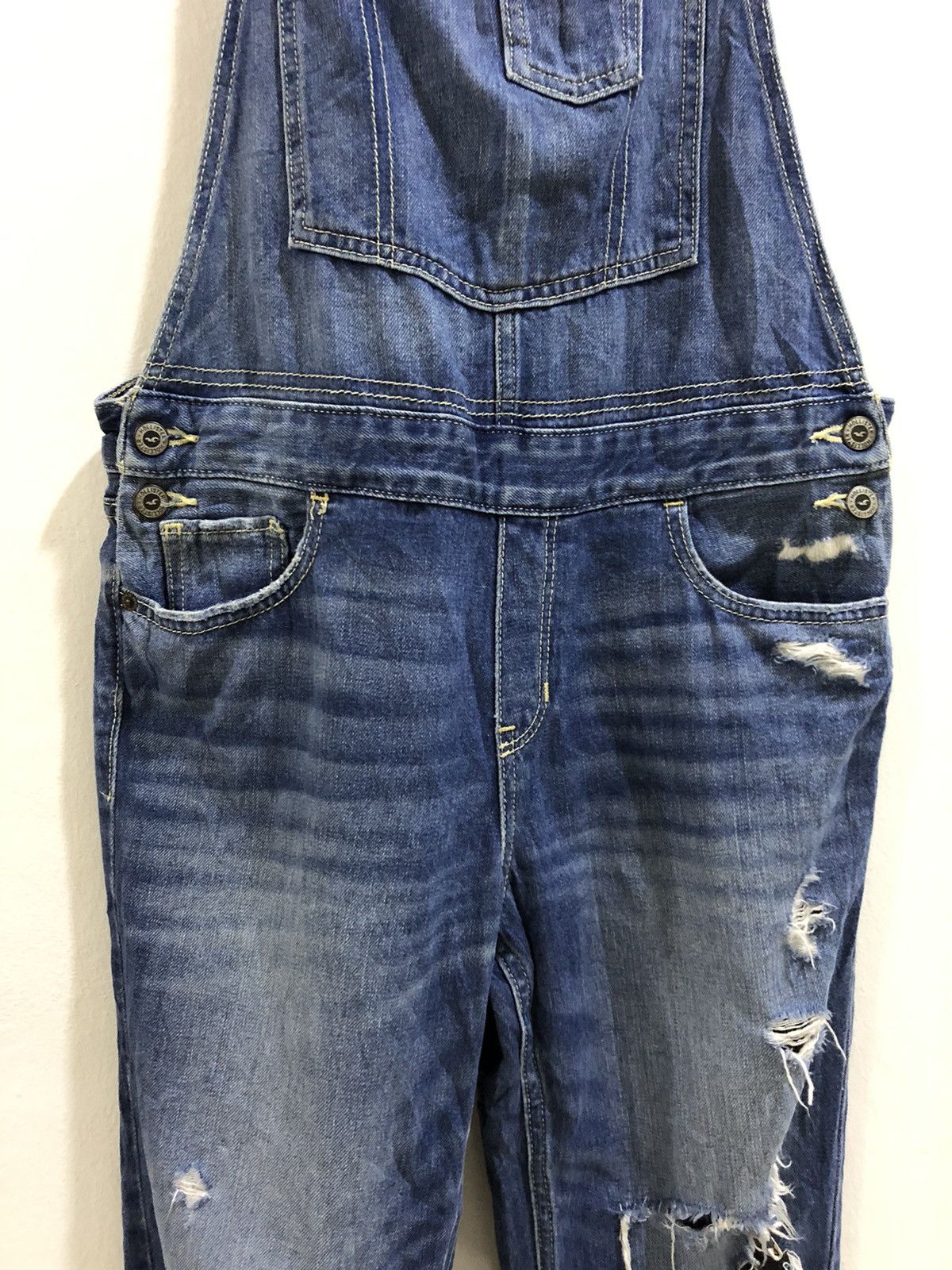 Hollister × Other Hollister distressed overall jumpsuit Size US 36 / EU 52 - 3 Thumbnail