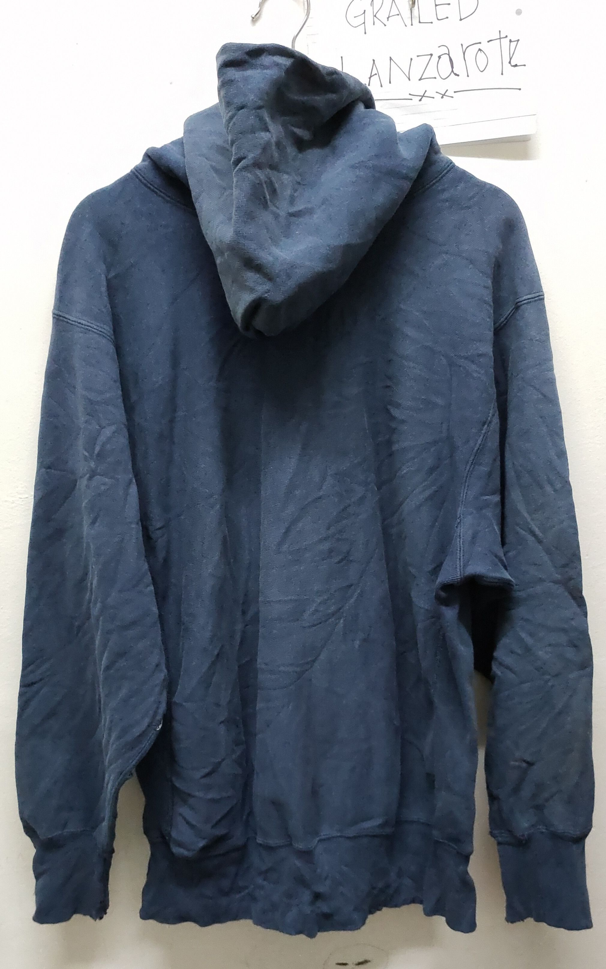 Champion Champion vintage 90s reverse weave hoodie Spellout big logo Size US XL / EU 56 / 4 - 2 Thumbnail