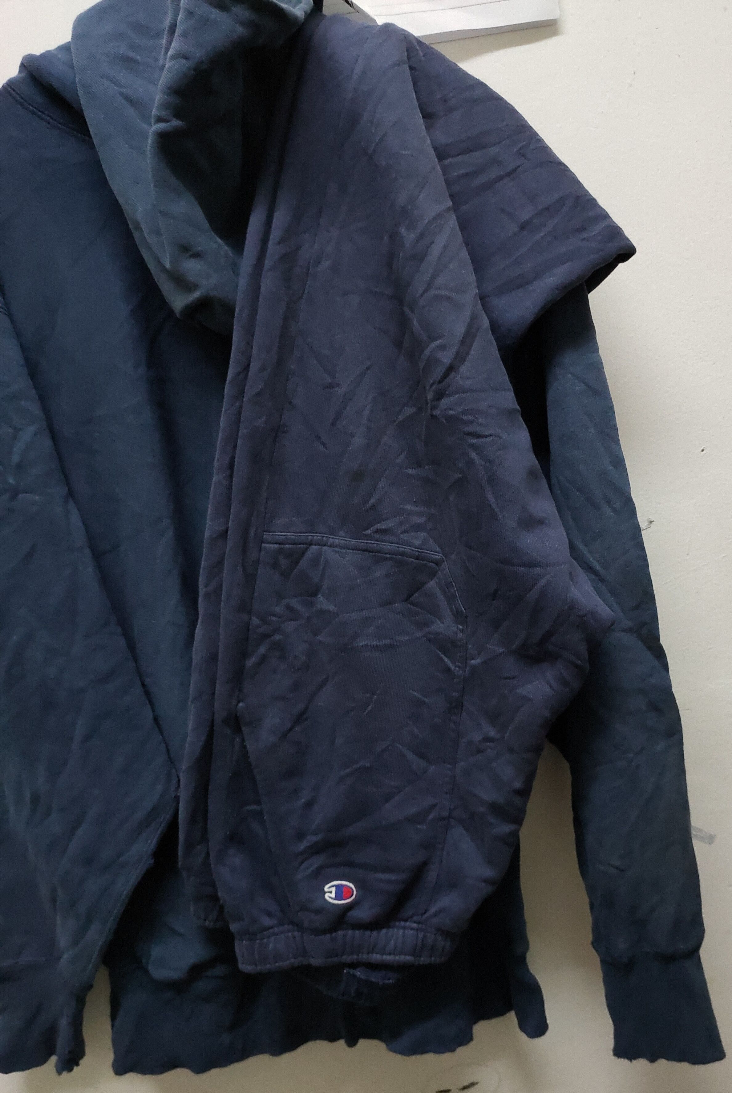 Champion Champion vintage 90s reverse weave hoodie Spellout big logo Size US XL / EU 56 / 4 - 12 Thumbnail
