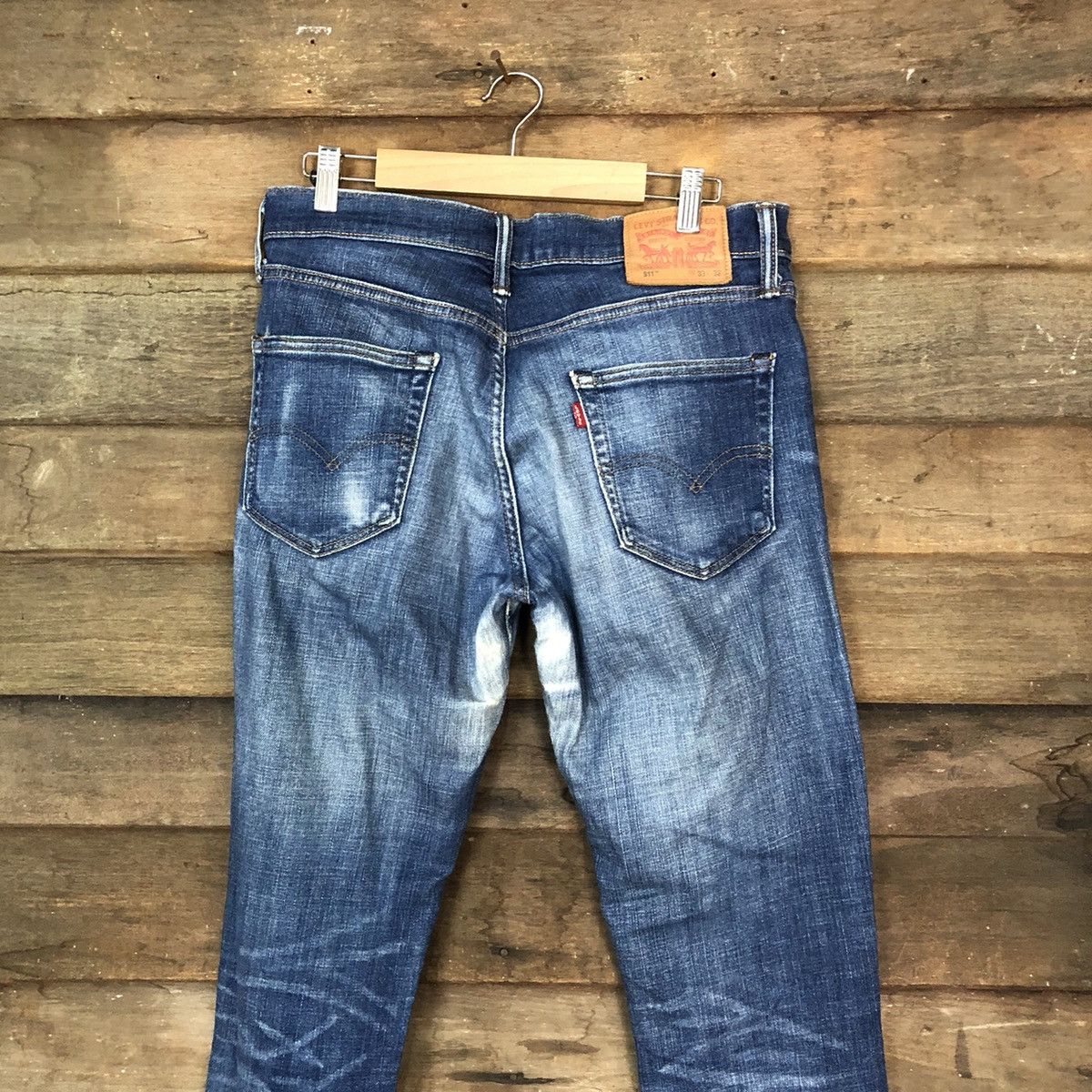 Levi's DLS Levis Blue Denim Pants #BB537 Size US 32 / EU 48 - 11 Thumbnail