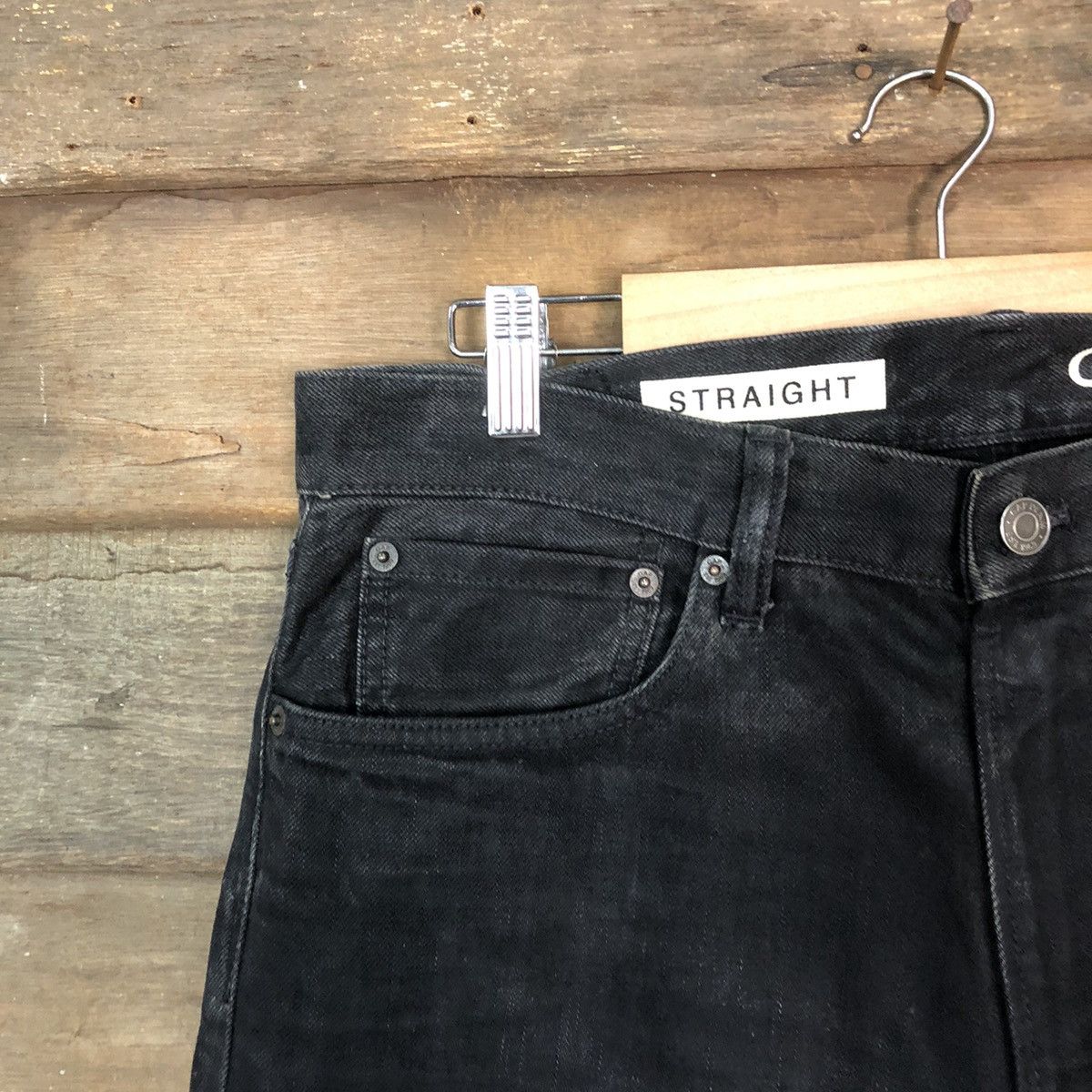 Gap DLS Gap vintage Black Denim Pants #BB532 Size US 31 - 4 Thumbnail