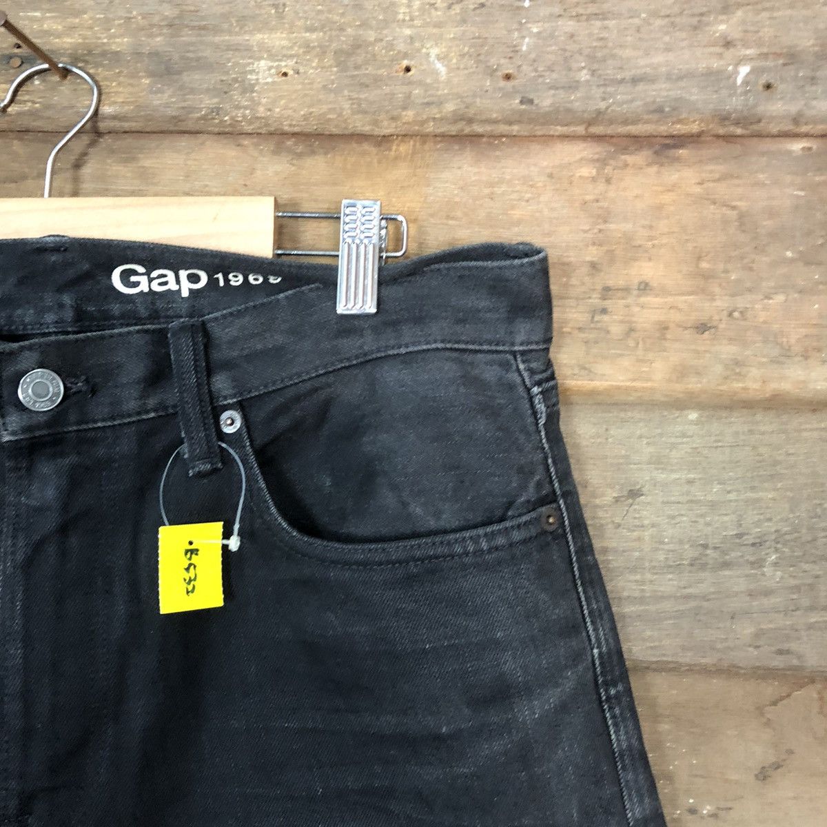 Gap DLS Gap vintage Black Denim Pants #BB532 Size US 31 - 5 Thumbnail
