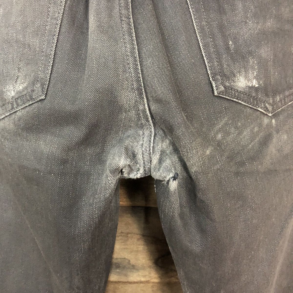 Gap DLS Gap vintage Black Denim Pants #BB532 Size US 31 - 14 Thumbnail