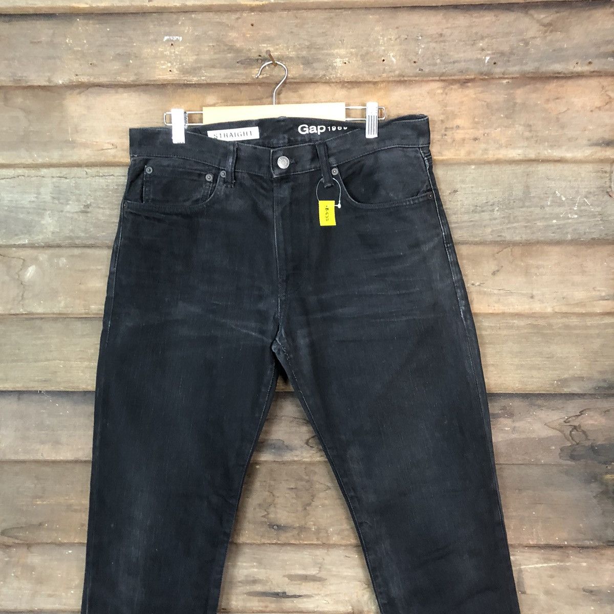 Gap DLS Gap vintage Black Denim Pants #BB532 Size US 31 - 2 Thumbnail