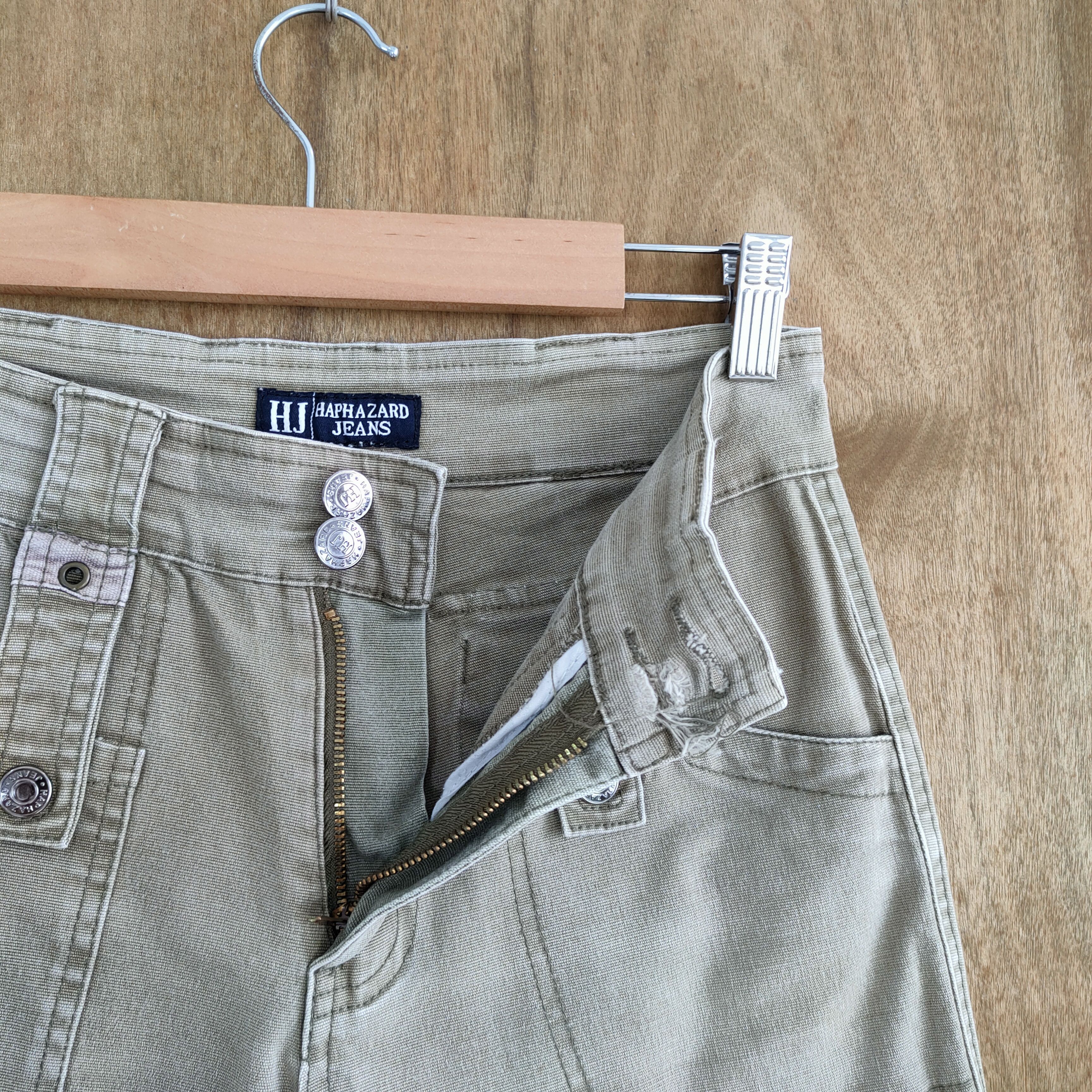 Japanese Brand HP MULTIPOCKET FLARED CARGO PANTS Size US 26 / EU 42 - 13 Thumbnail