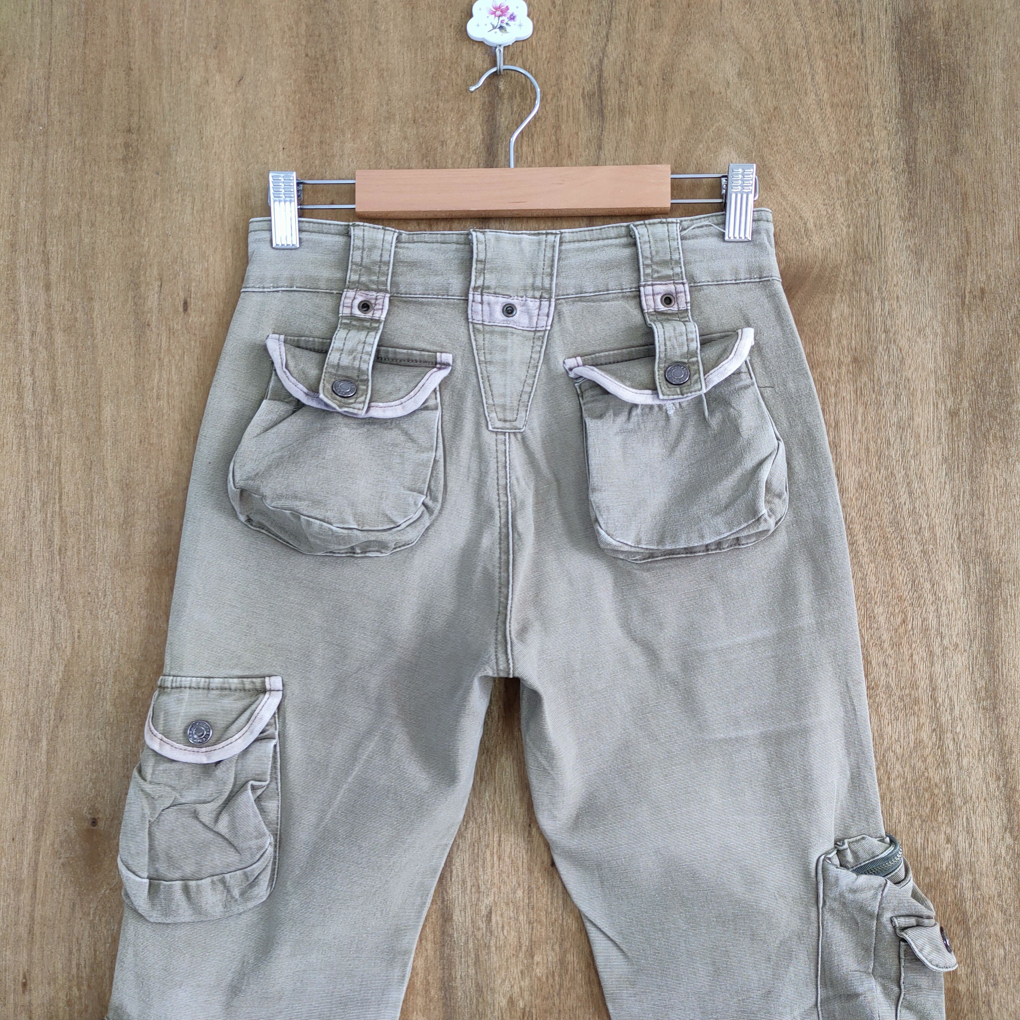 Japanese Brand HP MULTIPOCKET FLARED CARGO PANTS Size US 26 / EU 42 - 10 Thumbnail