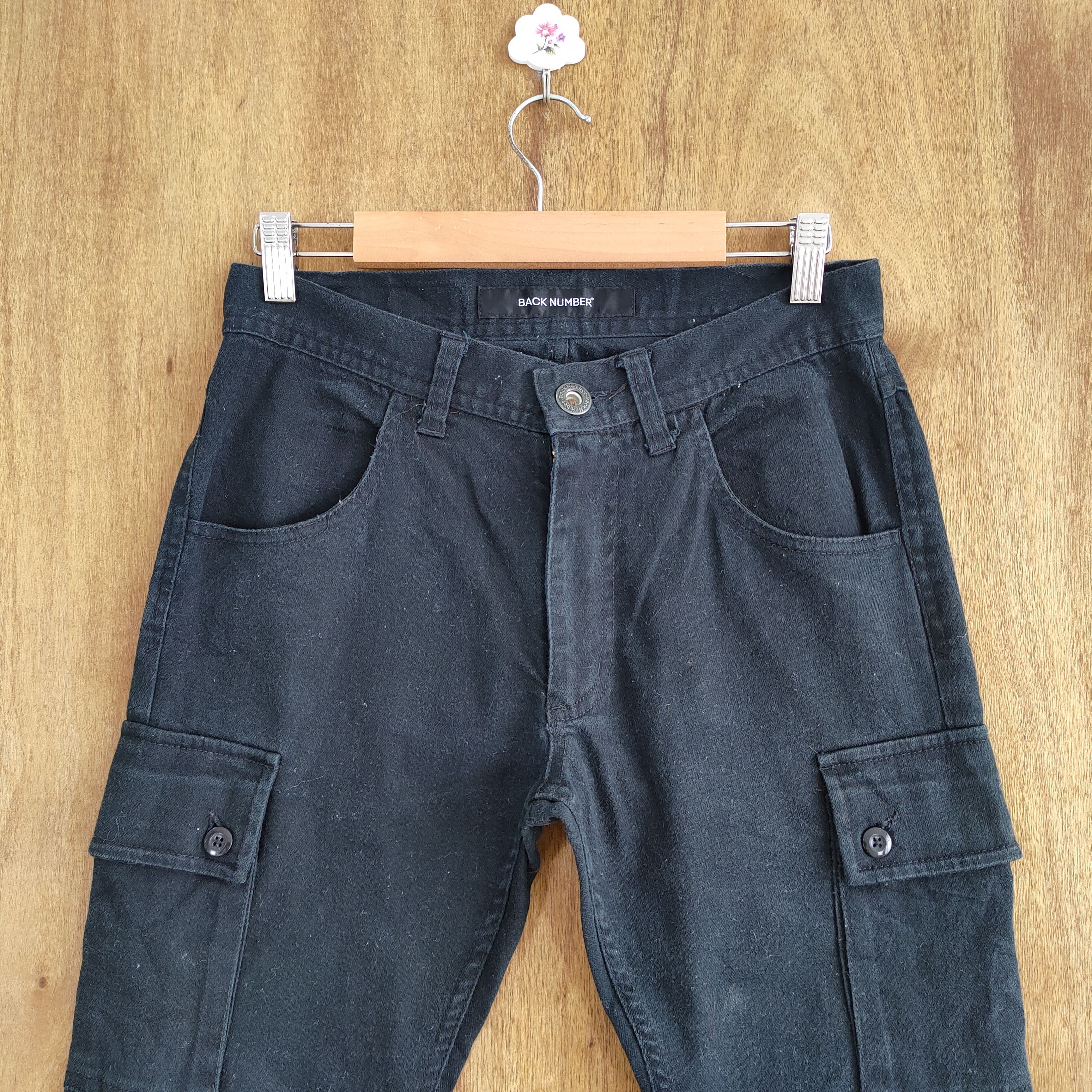 Designer × Japanese Brand BACK NUMBER SKINNY CARGO PANTS Size US 28 / EU 44 - 2 Thumbnail