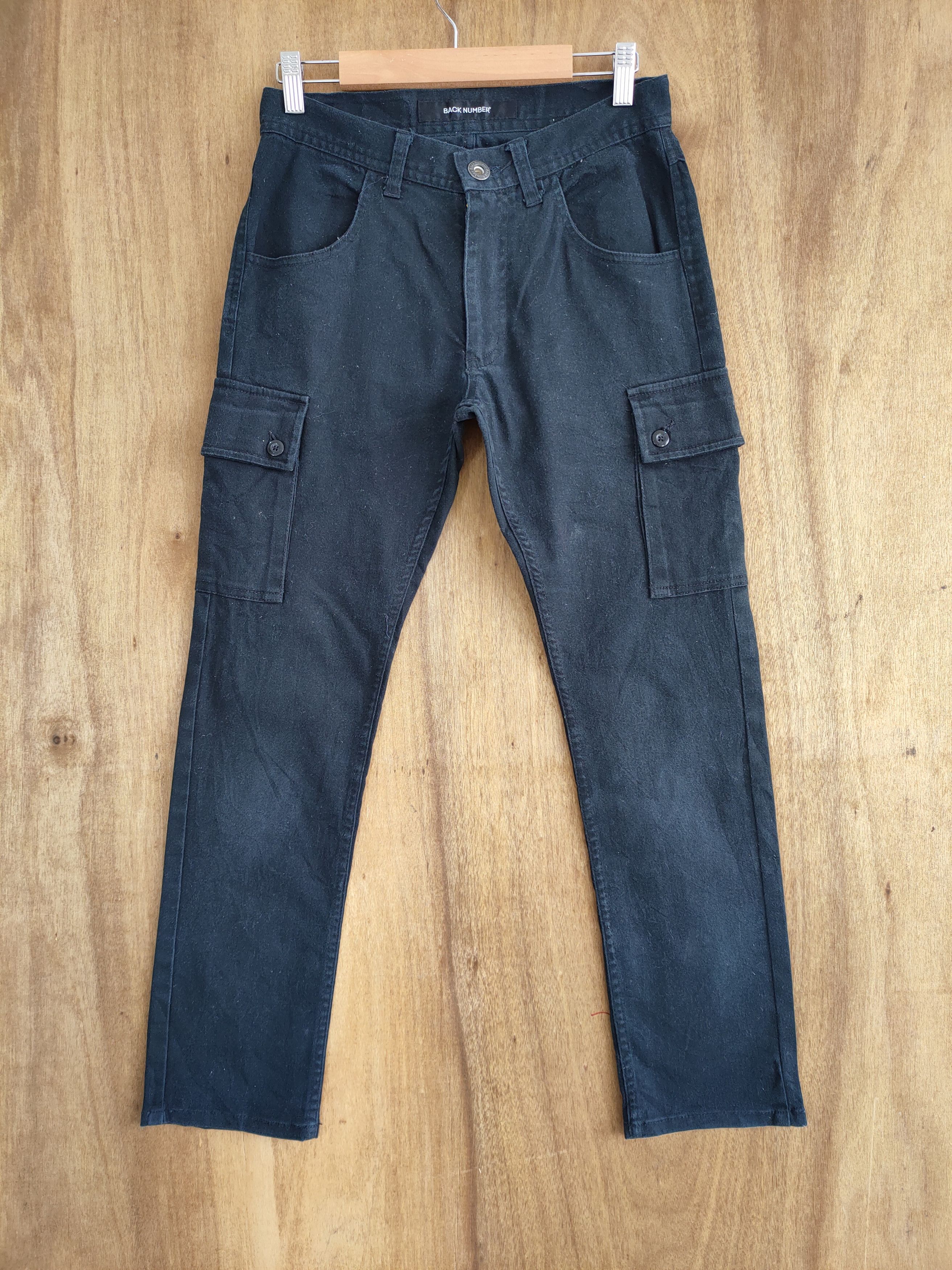 Designer × Japanese Brand BACK NUMBER SKINNY CARGO PANTS Size US 28 / EU 44 - 1 Thumbnail