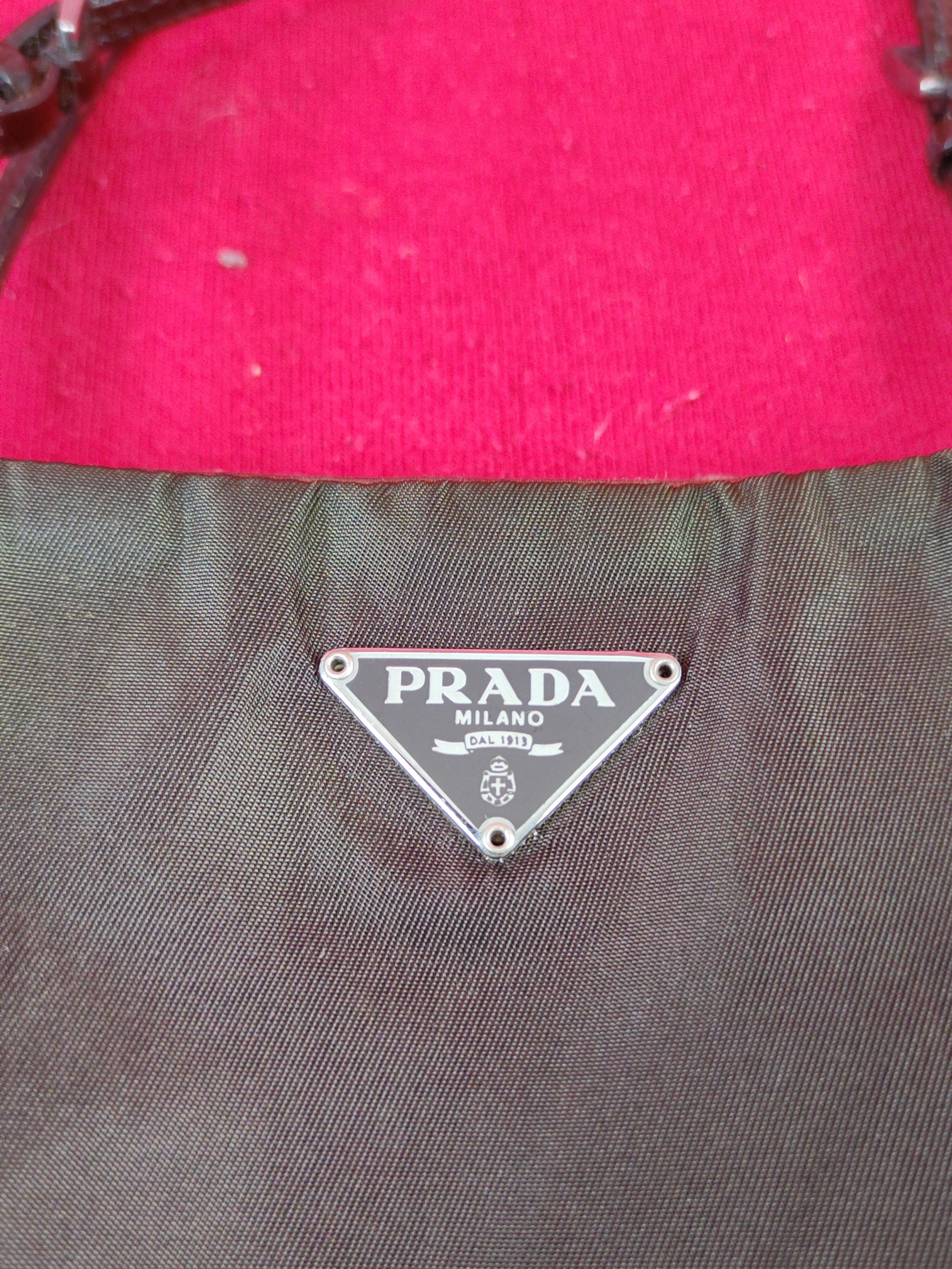 Prada Prada Milano faded green Tote Bag #SB023 Size ONE SIZE - 2 Thumbnail