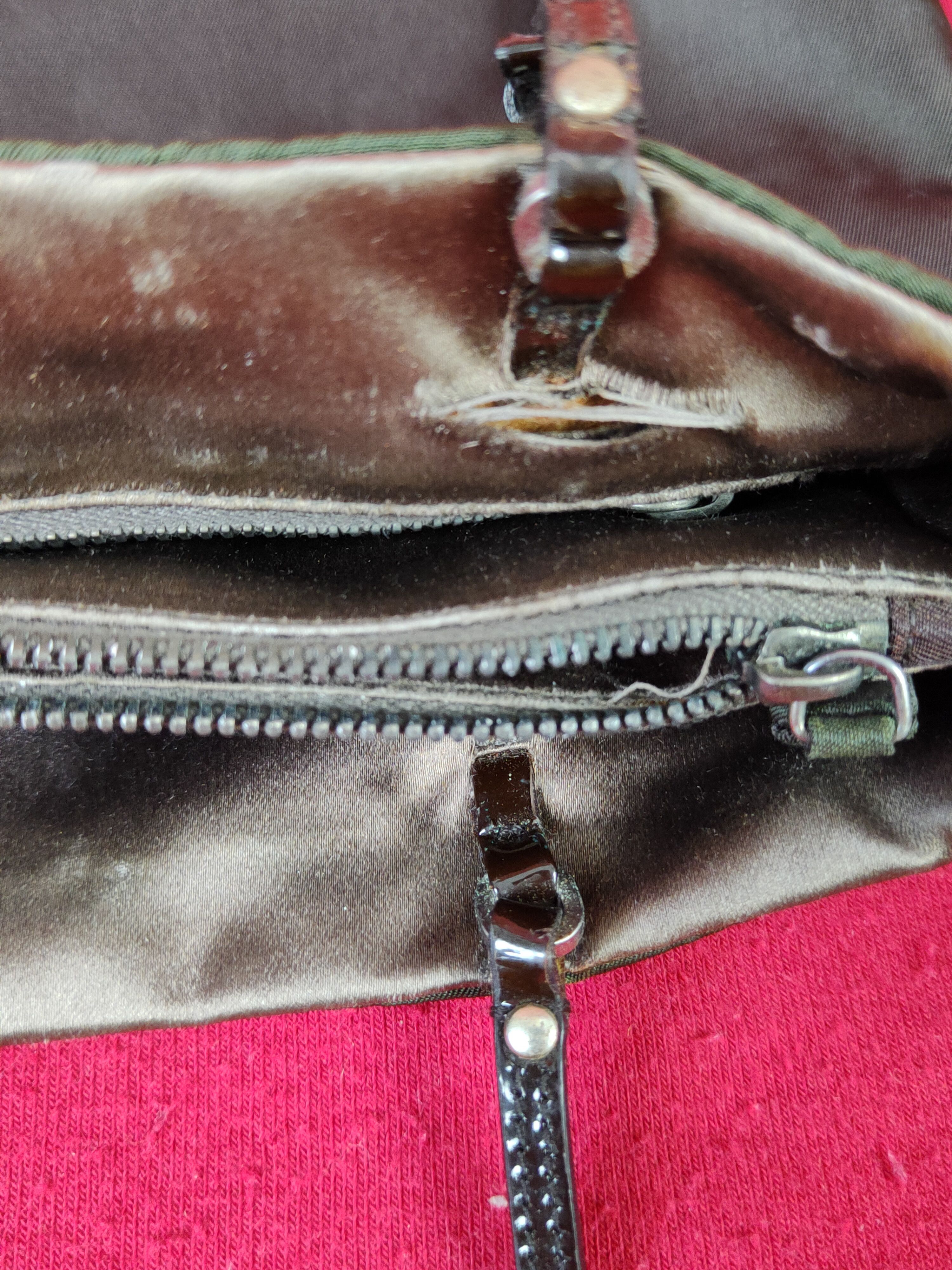 Prada Prada Milano faded green Tote Bag #SB023 Size ONE SIZE - 9 Thumbnail