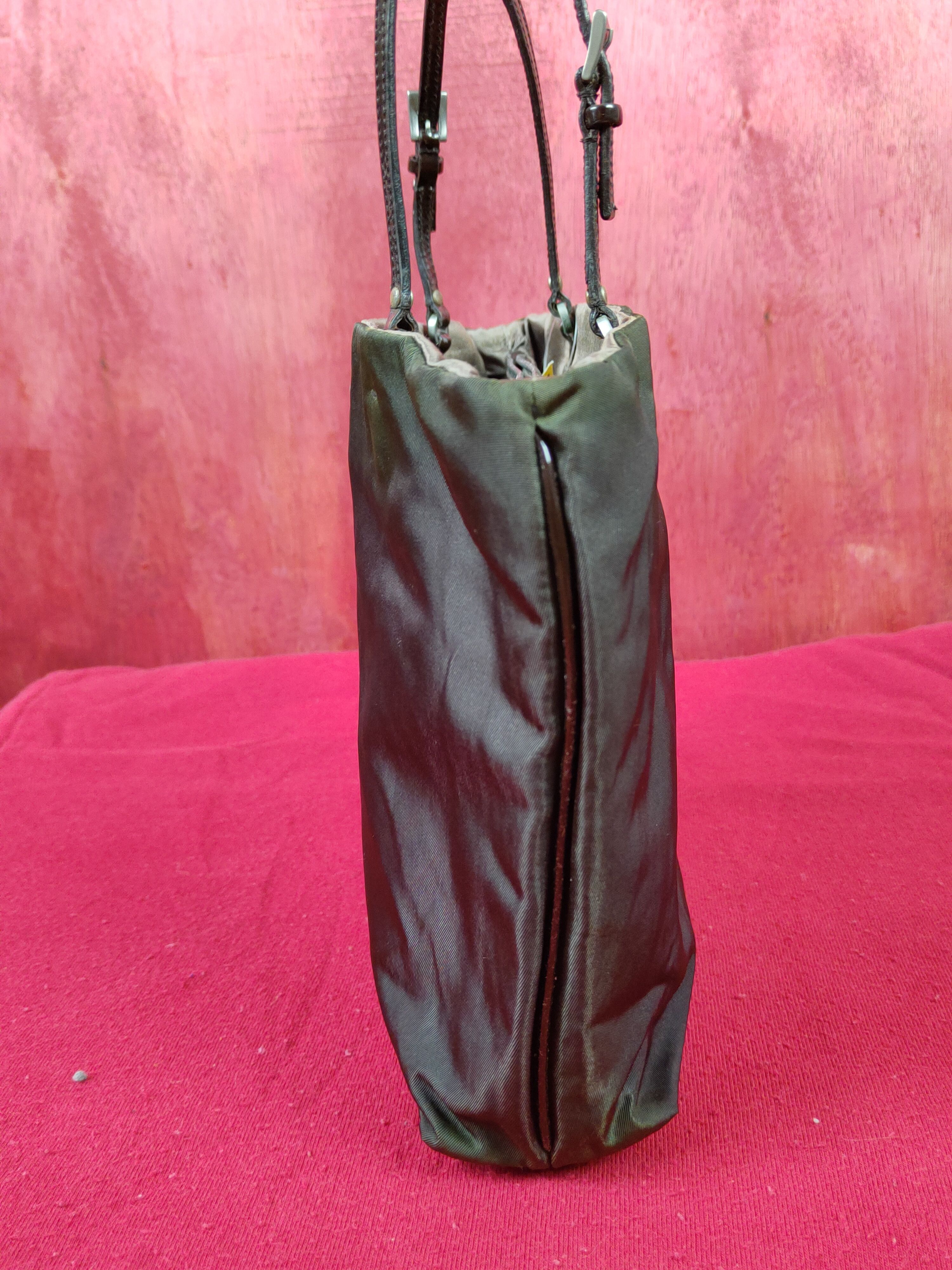 Prada Prada Milano faded green Tote Bag #SB023 Size ONE SIZE - 7 Thumbnail