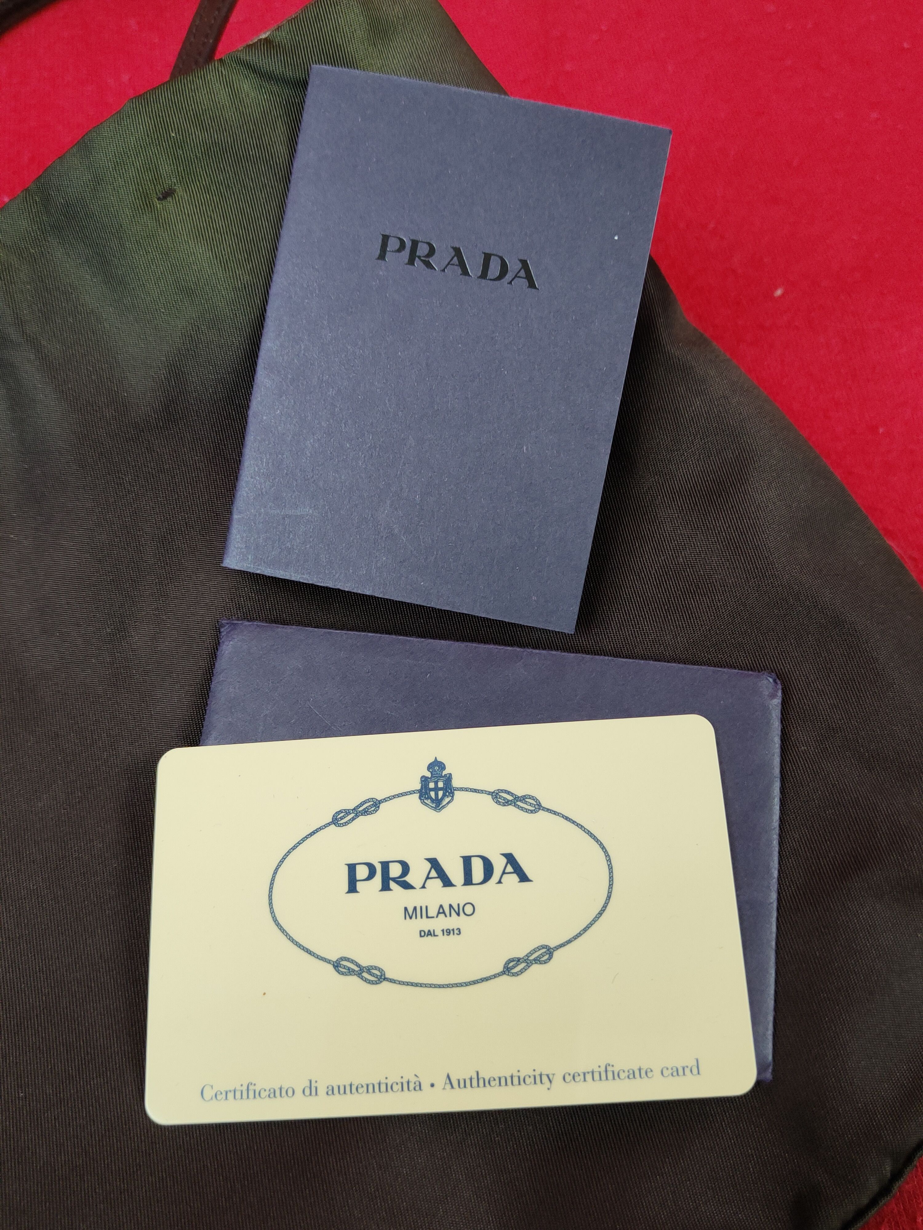 Prada Prada Milano faded green Tote Bag #SB023 Size ONE SIZE - 15 Thumbnail