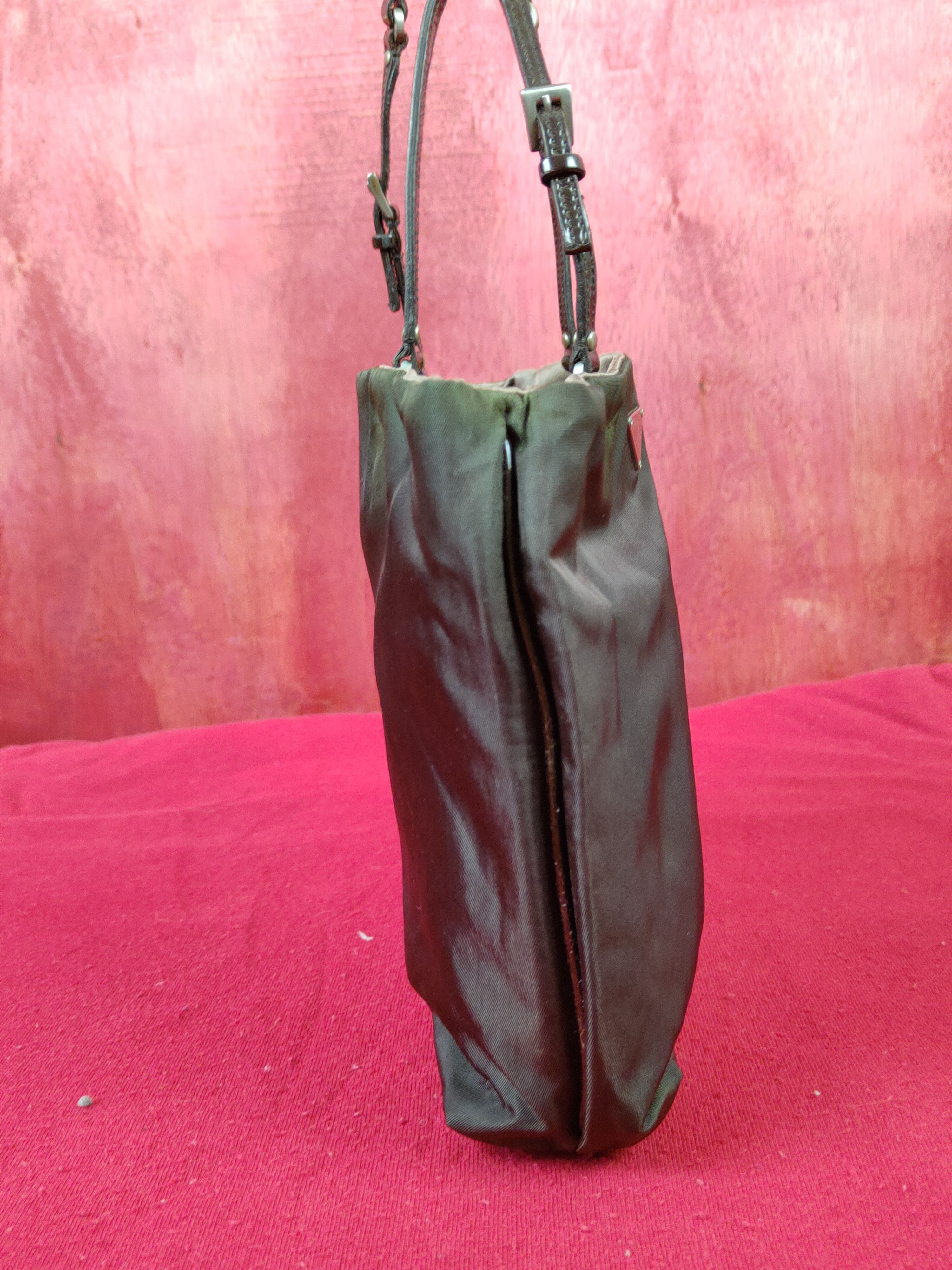 Prada Prada Milano faded green Tote Bag #SB023 Size ONE SIZE - 8 Thumbnail