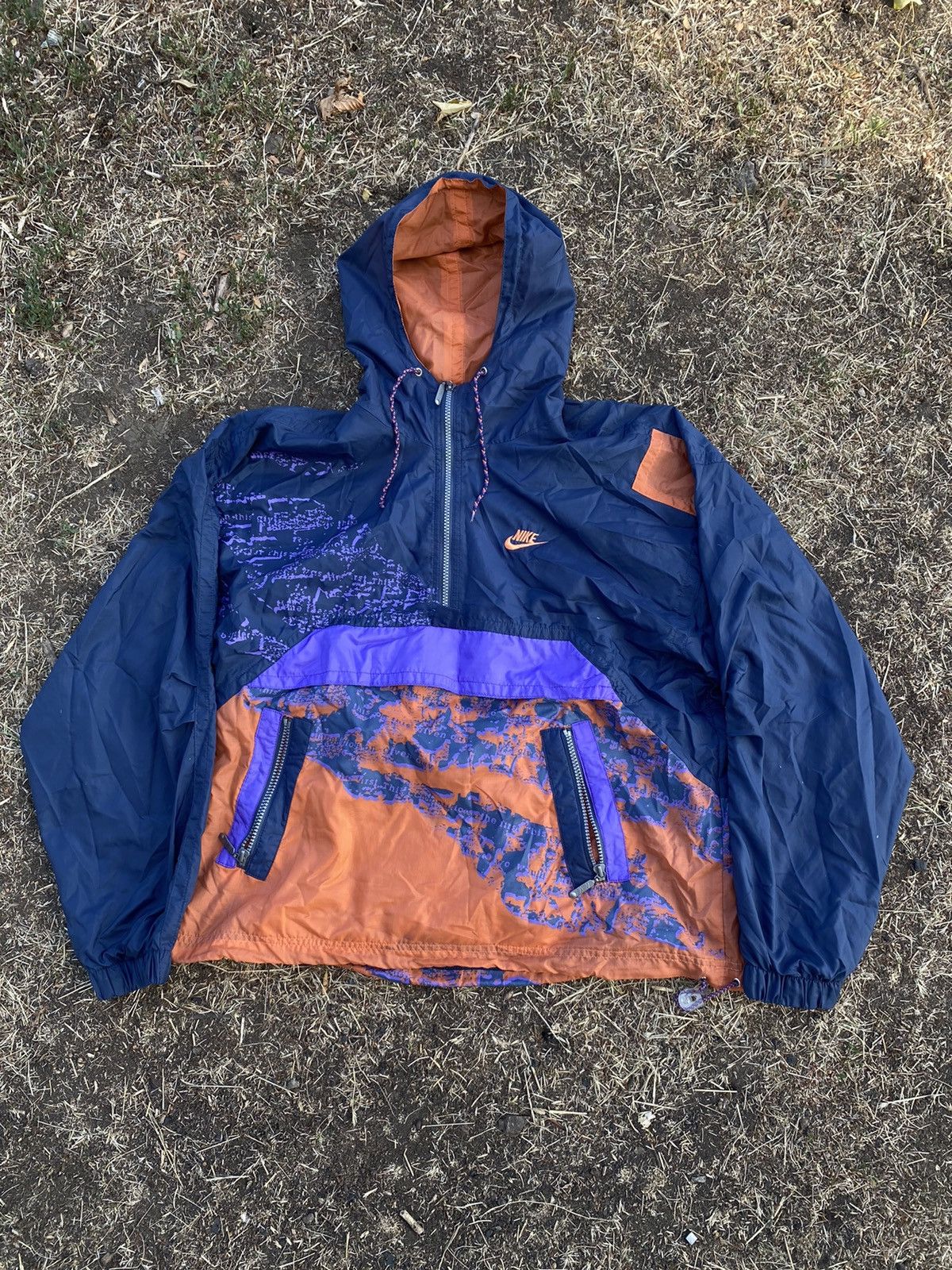 Nike Vintage 90s Nike light jacket anorak streetwear y2k size M Size US M / EU 48-50 / 2 - 1 Thumbnail