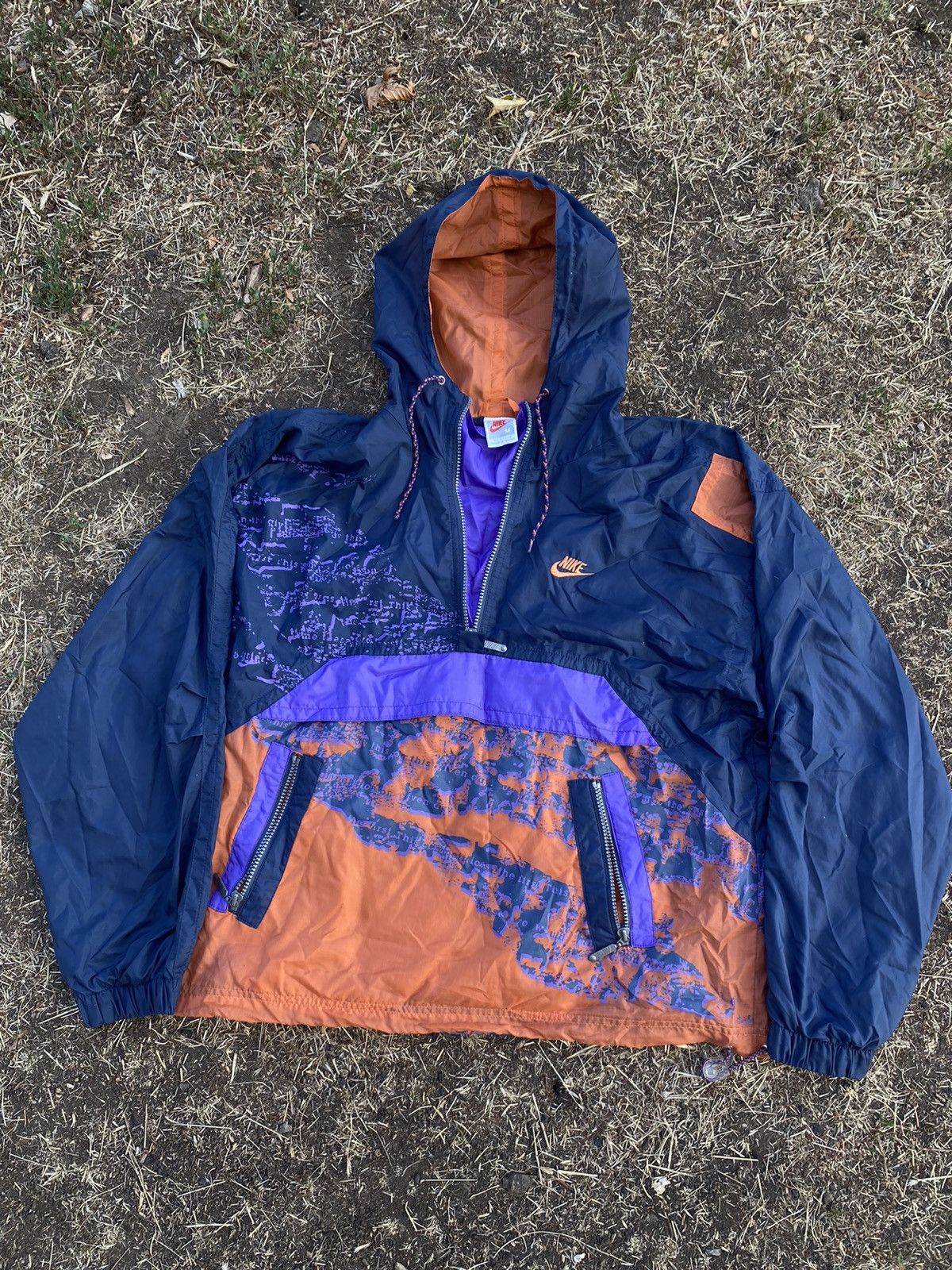 Nike Vintage 90s Nike light jacket anorak streetwear y2k size M Size US M / EU 48-50 / 2 - 2 Thumbnail
