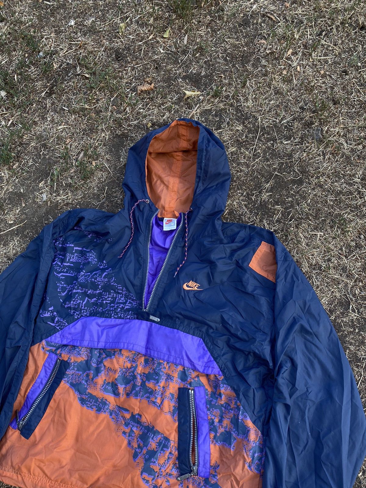 Nike Vintage 90s Nike light jacket anorak streetwear y2k size M Size US M / EU 48-50 / 2 - 3 Thumbnail