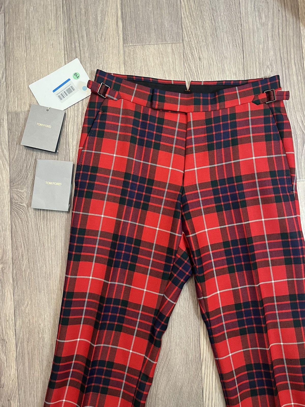 Tom Ford Tom Ford Plaid Wool Pants Size US 28 / EU 44 - 2 Thumbnail