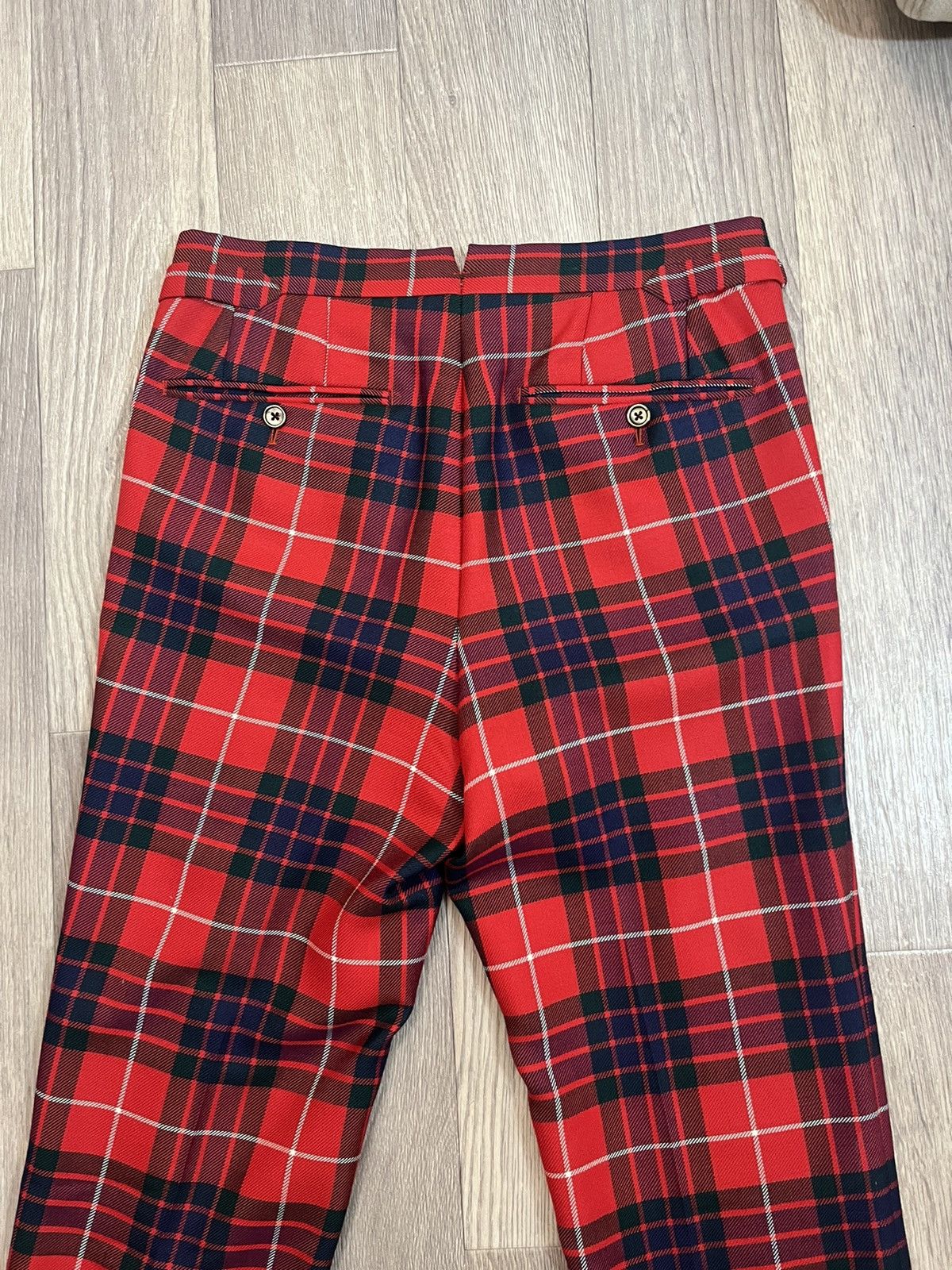 Tom Ford Tom Ford Plaid Wool Pants Size US 28 / EU 44 - 6 Thumbnail