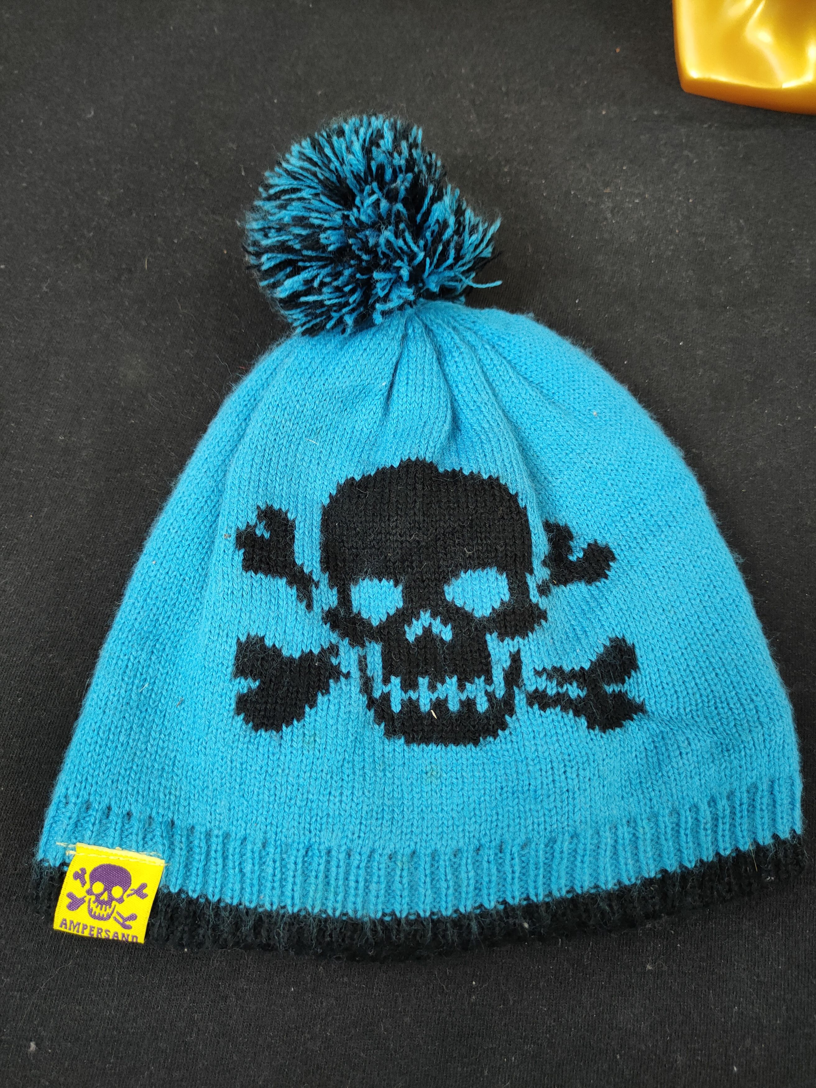 Seditionaries Big Skull blue beanie hat streetwear seditionaries Size ONE SIZE - 7 Thumbnail