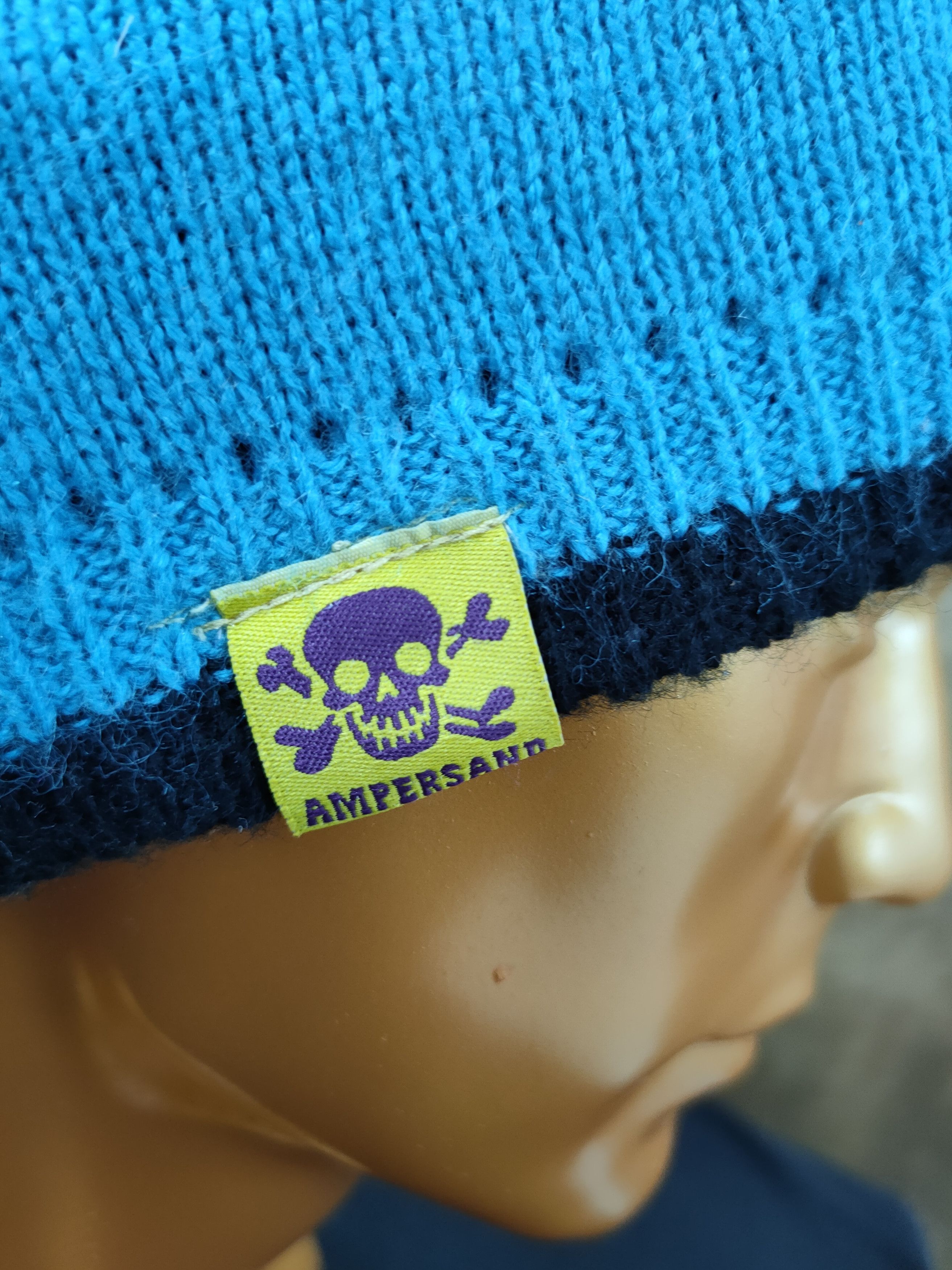 Seditionaries Big Skull blue beanie hat streetwear seditionaries Size ONE SIZE - 5 Thumbnail