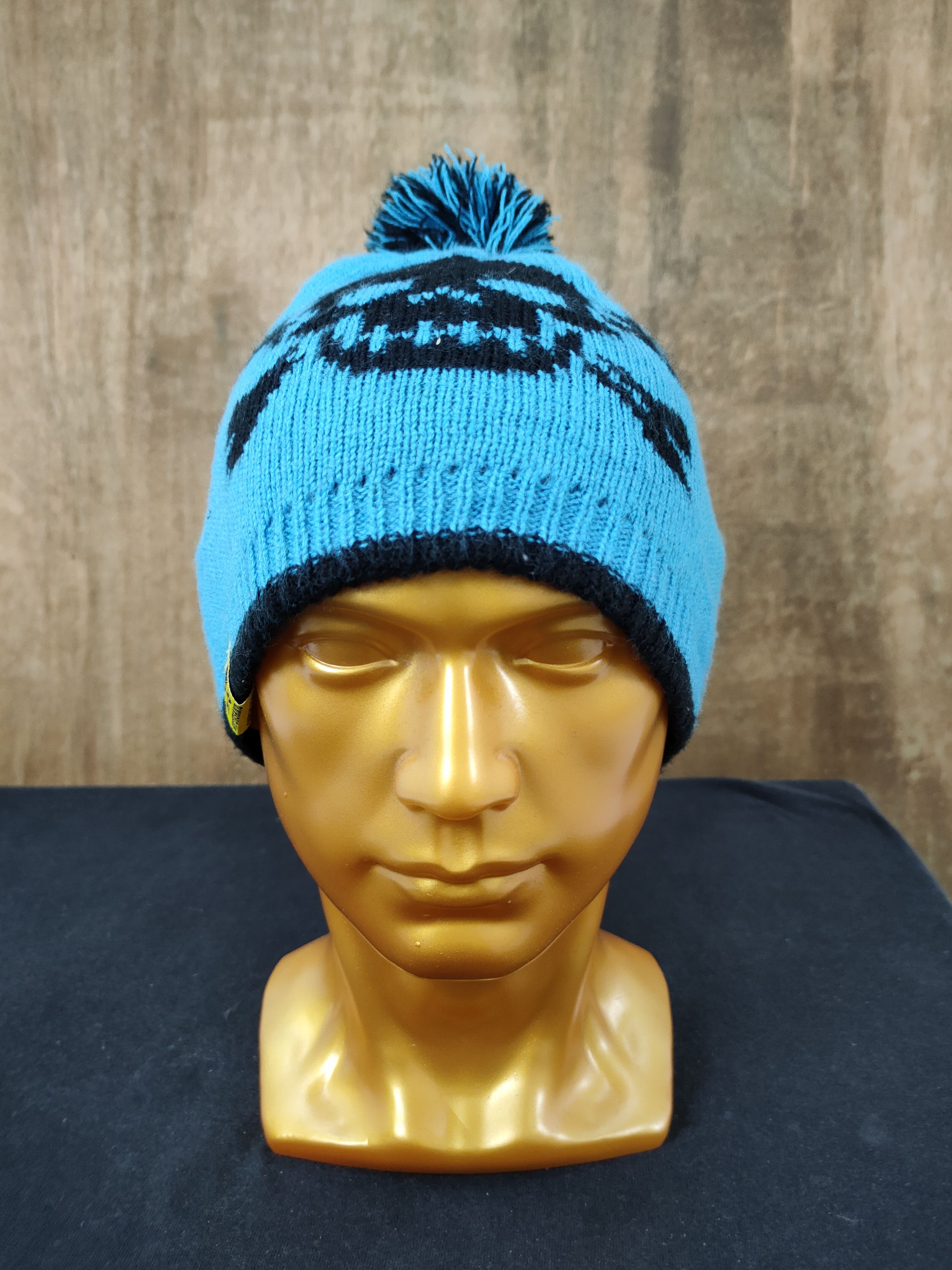 Seditionaries Big Skull blue beanie hat streetwear seditionaries Size ONE SIZE - 6 Thumbnail