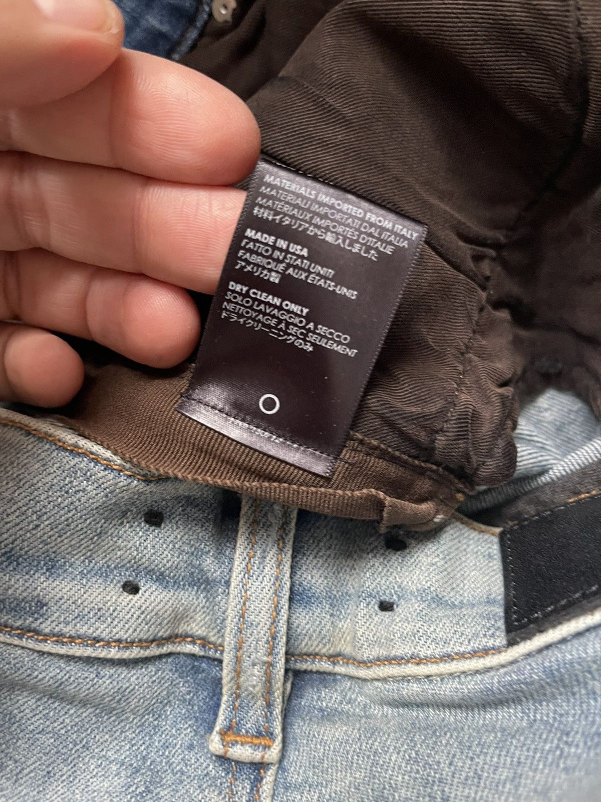Amiri AMIRI men jeans real measurements shown by tape in photos Size US 29 - 8 Thumbnail