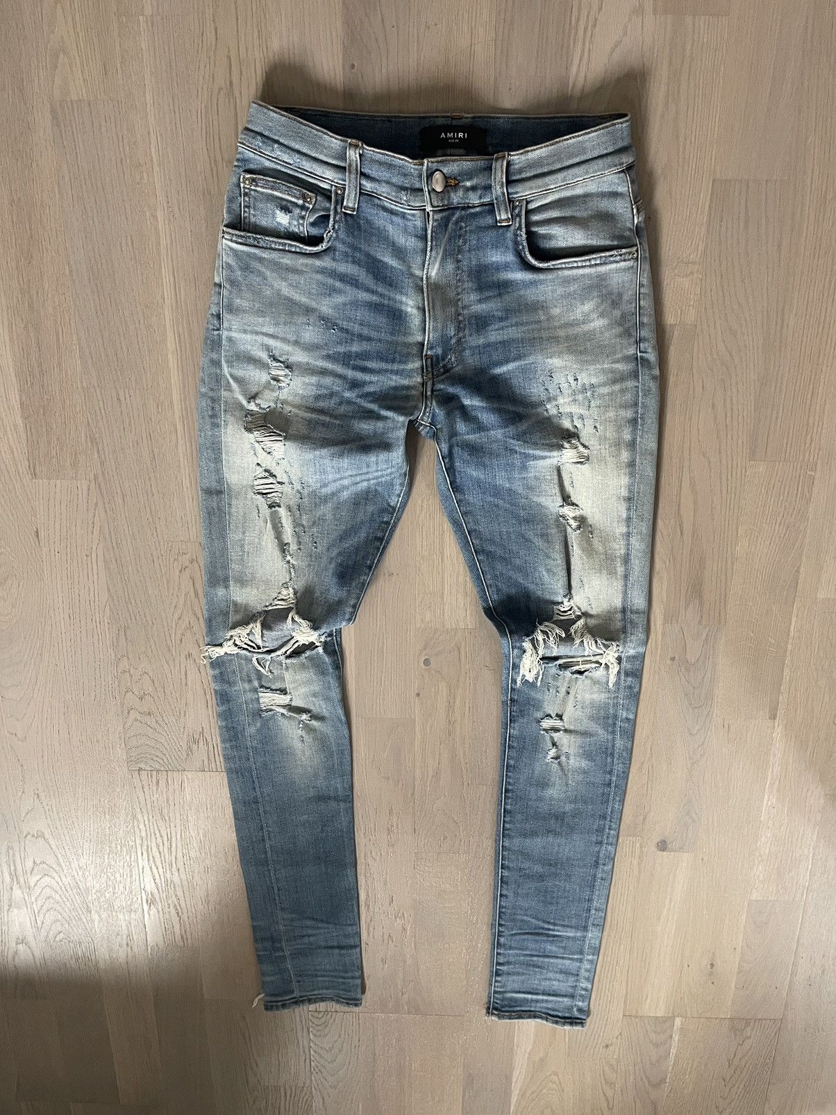 Amiri AMIRI men jeans real measurements shown by tape in photos Size US 29 - 2 Thumbnail