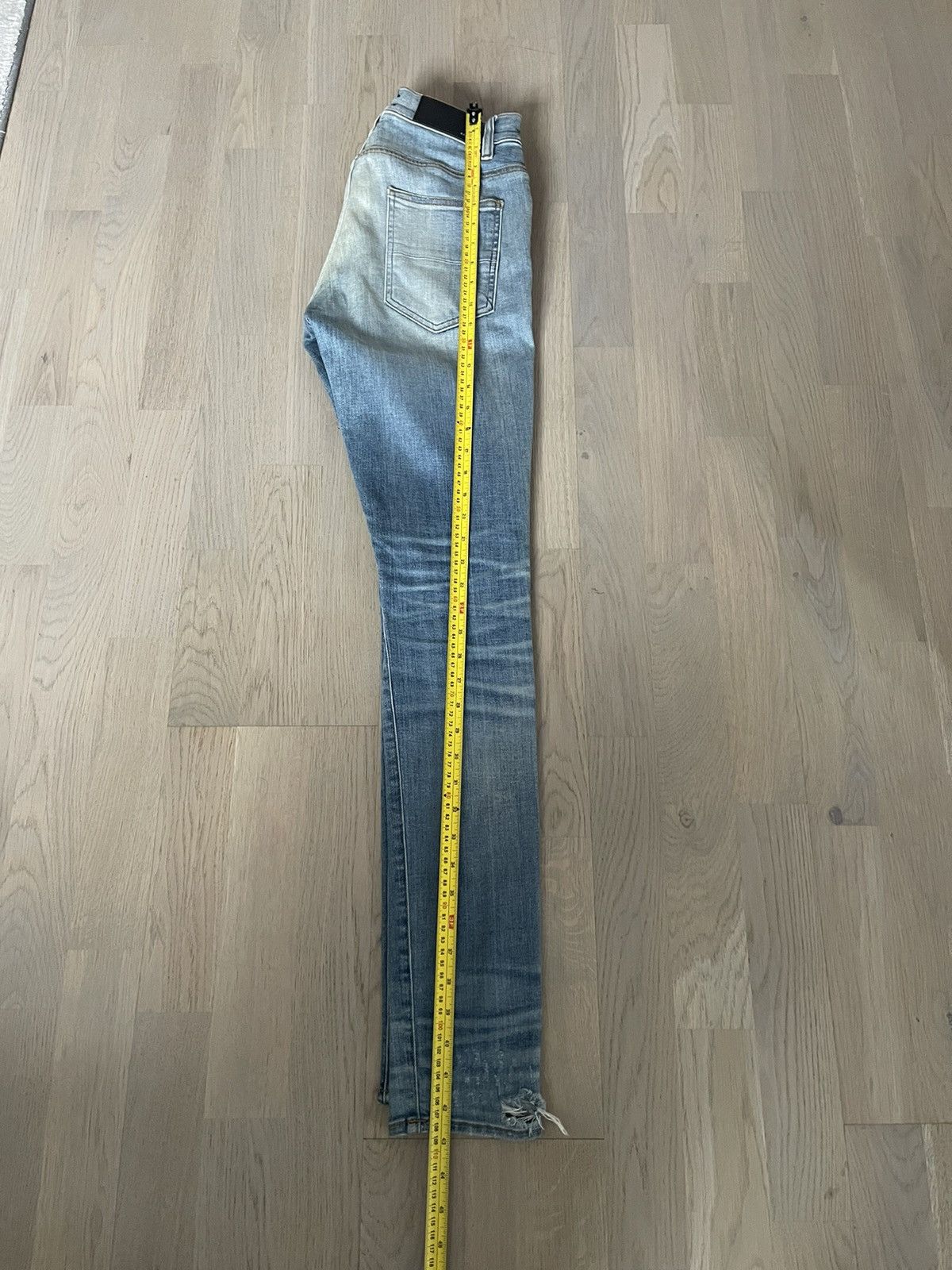 Amiri AMIRI men jeans real measurements shown by tape in photos Size US 29 - 11 Thumbnail