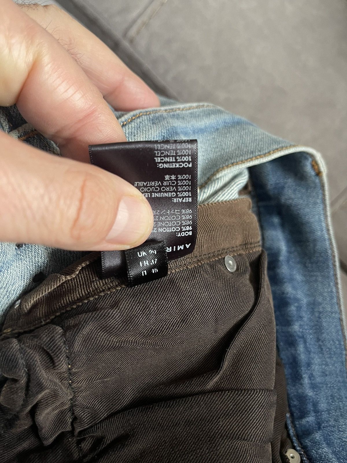 Amiri AMIRI men jeans real measurements shown by tape in photos Size US 29 - 12 Thumbnail