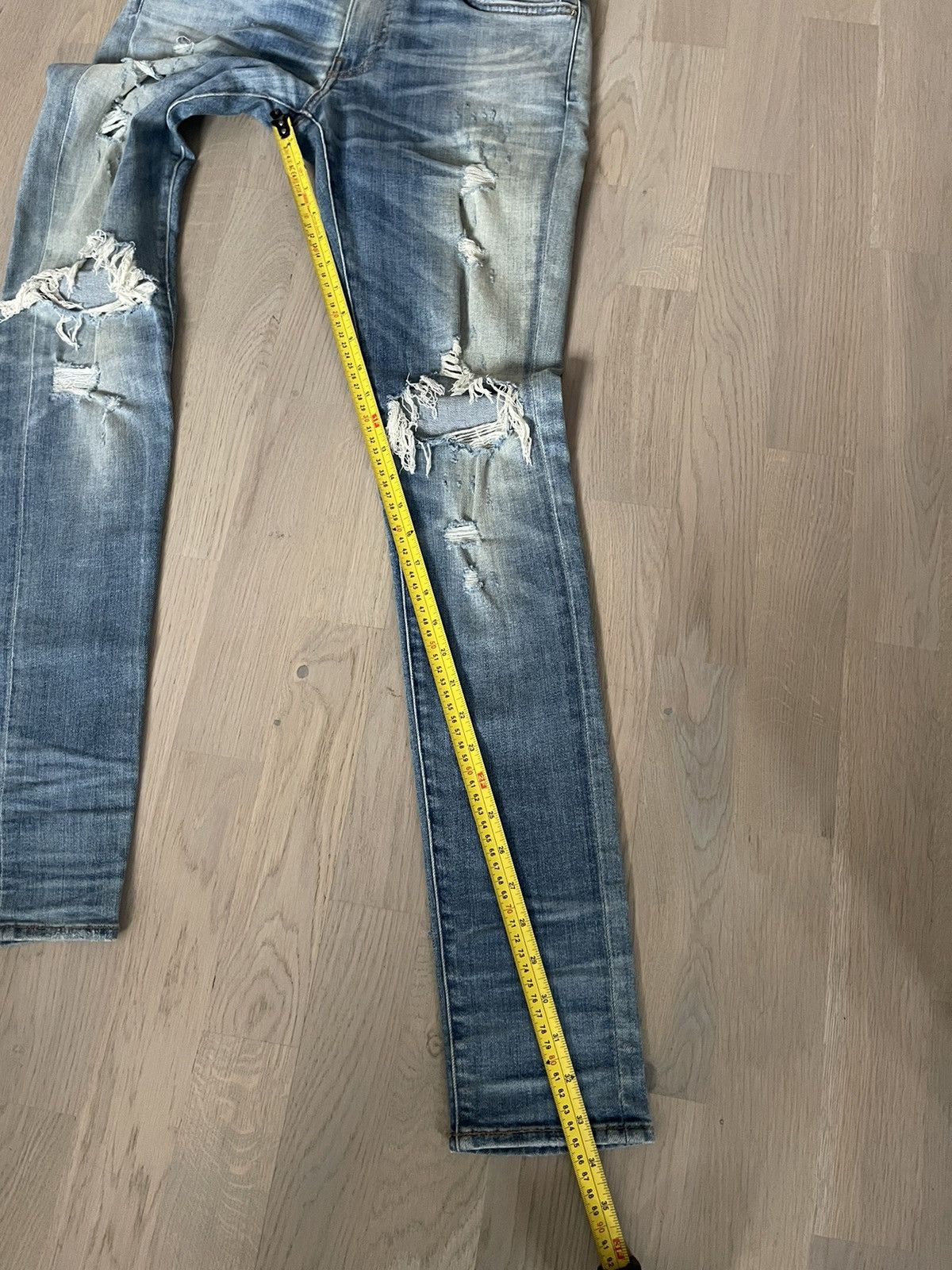 Amiri AMIRI men jeans real measurements shown by tape in photos Size US 29 - 4 Thumbnail
