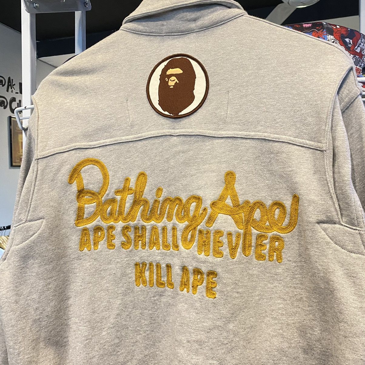 Bape 🔥Bape embroidery logo Cotton jackets🔥 Size US XL / EU 56 / 4 - 3 Thumbnail