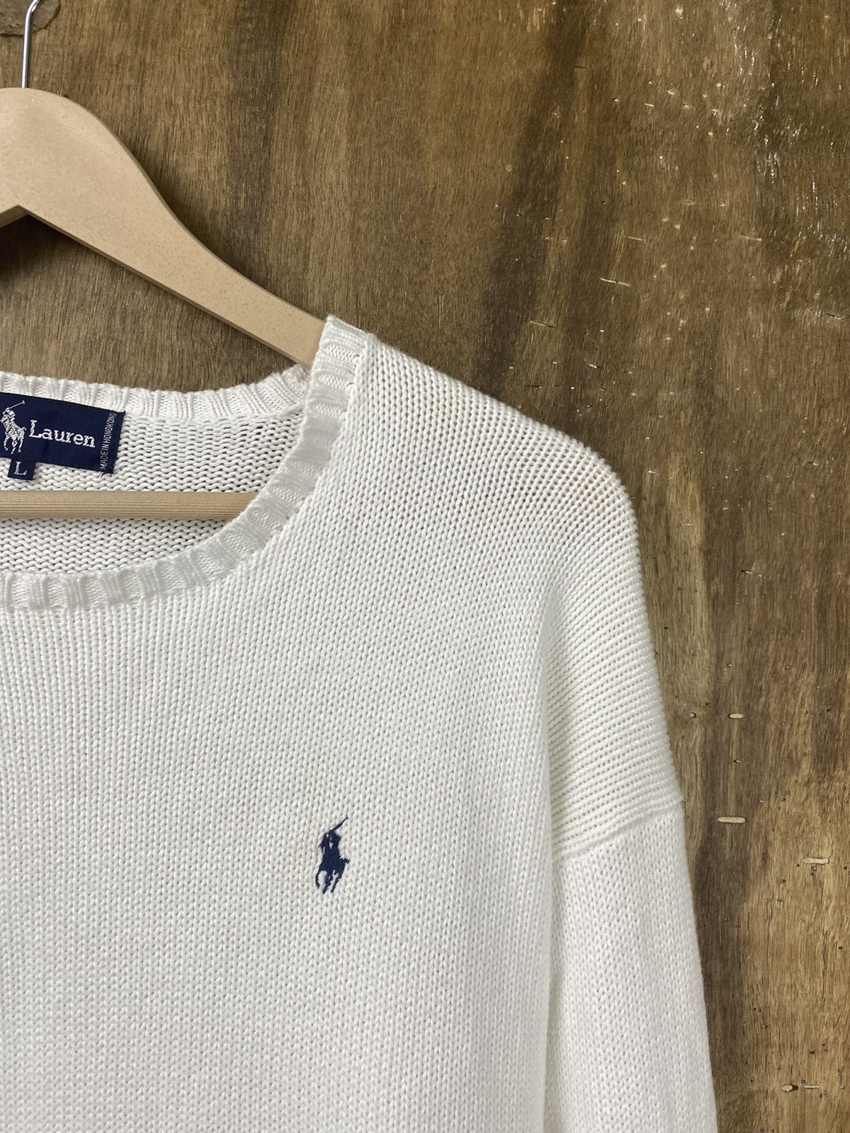 Ralph Lauren Ralph Lauren knitwear white Sweatshirt #Z113 Size US L / EU 52-54 / 3 - 4 Thumbnail